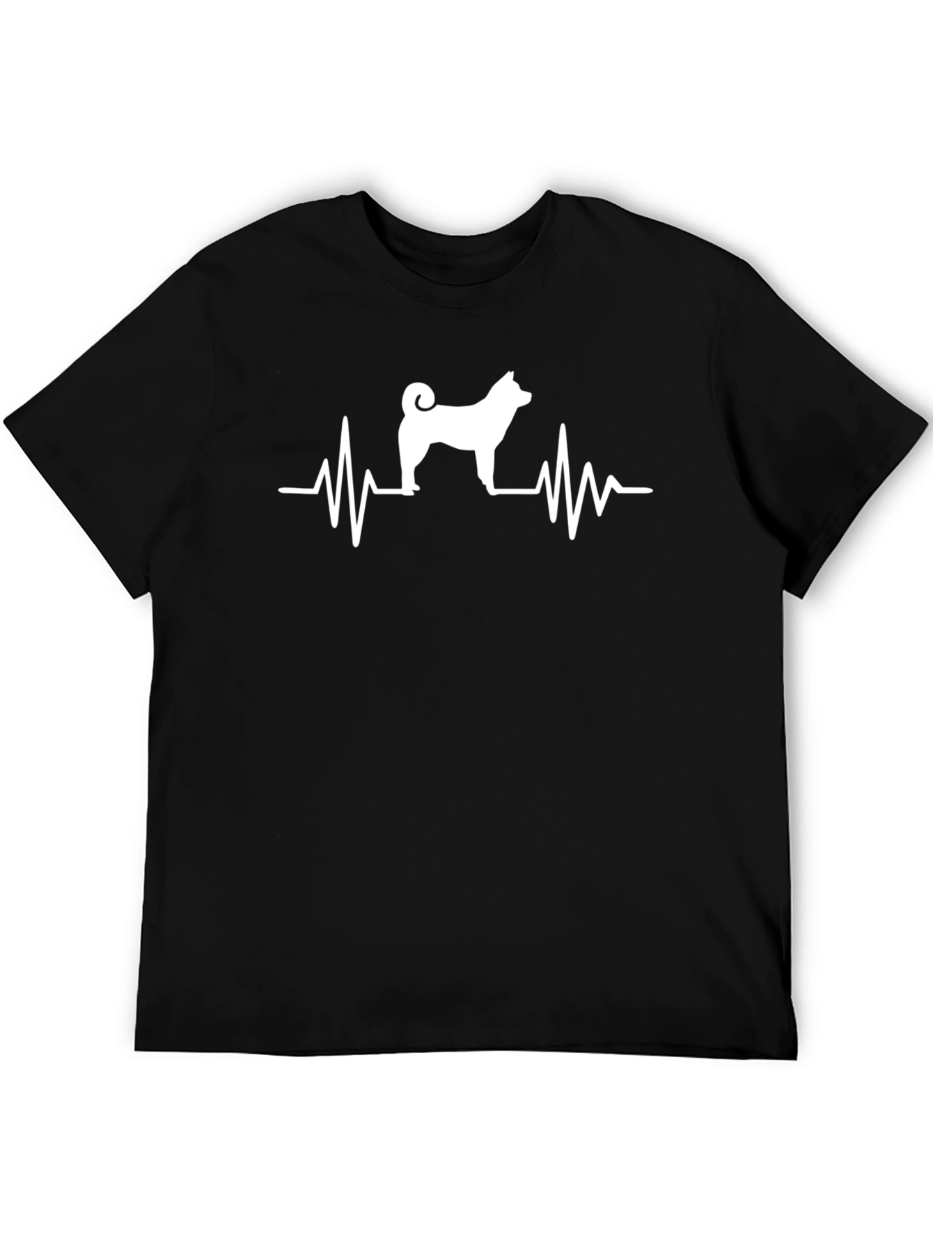 Akita Heartbeat T-Shirt - Dog Lover Tee