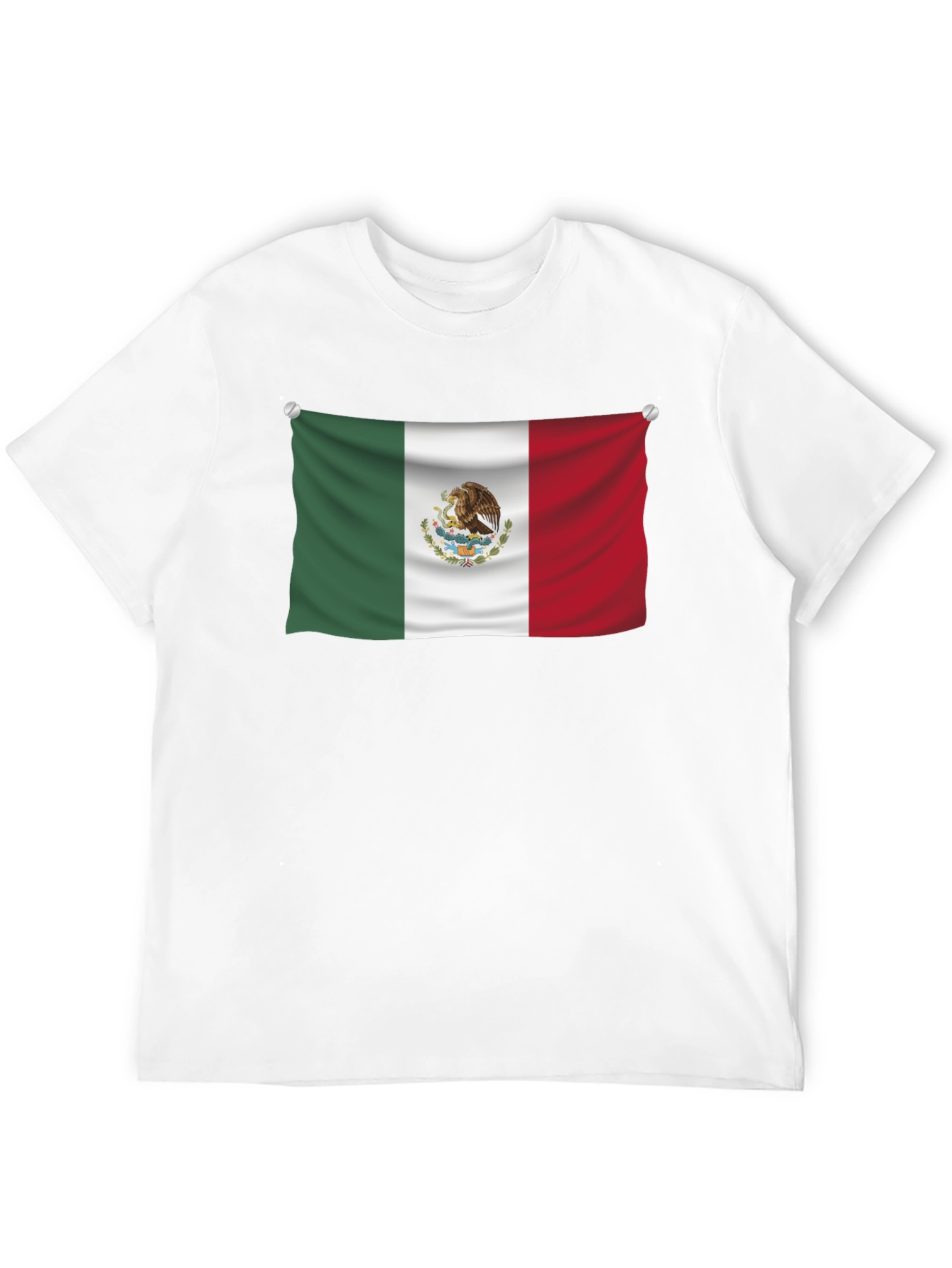 Mexican Flag Graphic Tee - Black