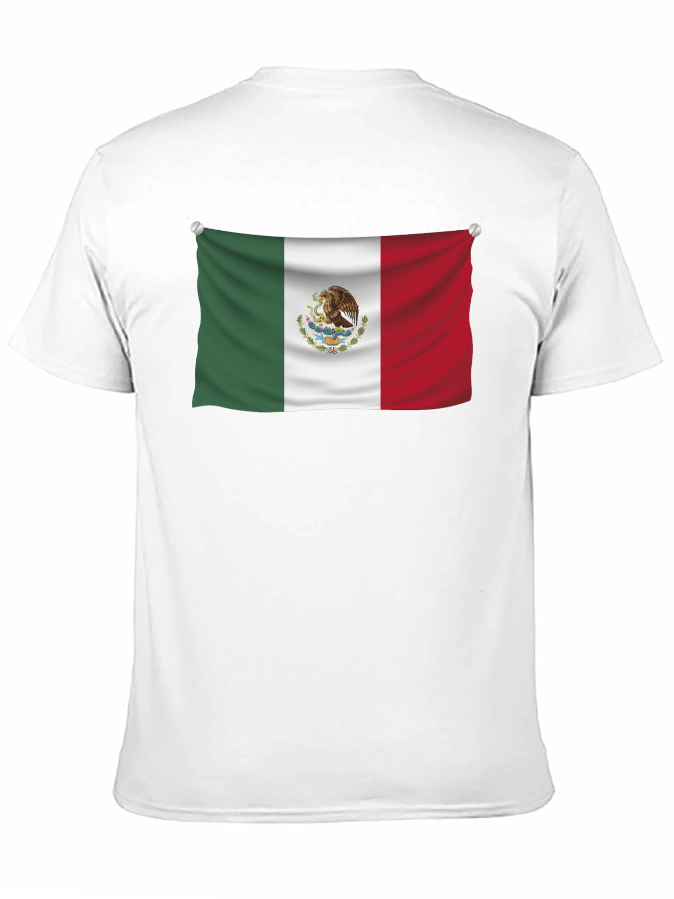 Mexican Flag Graphic Tee - Black