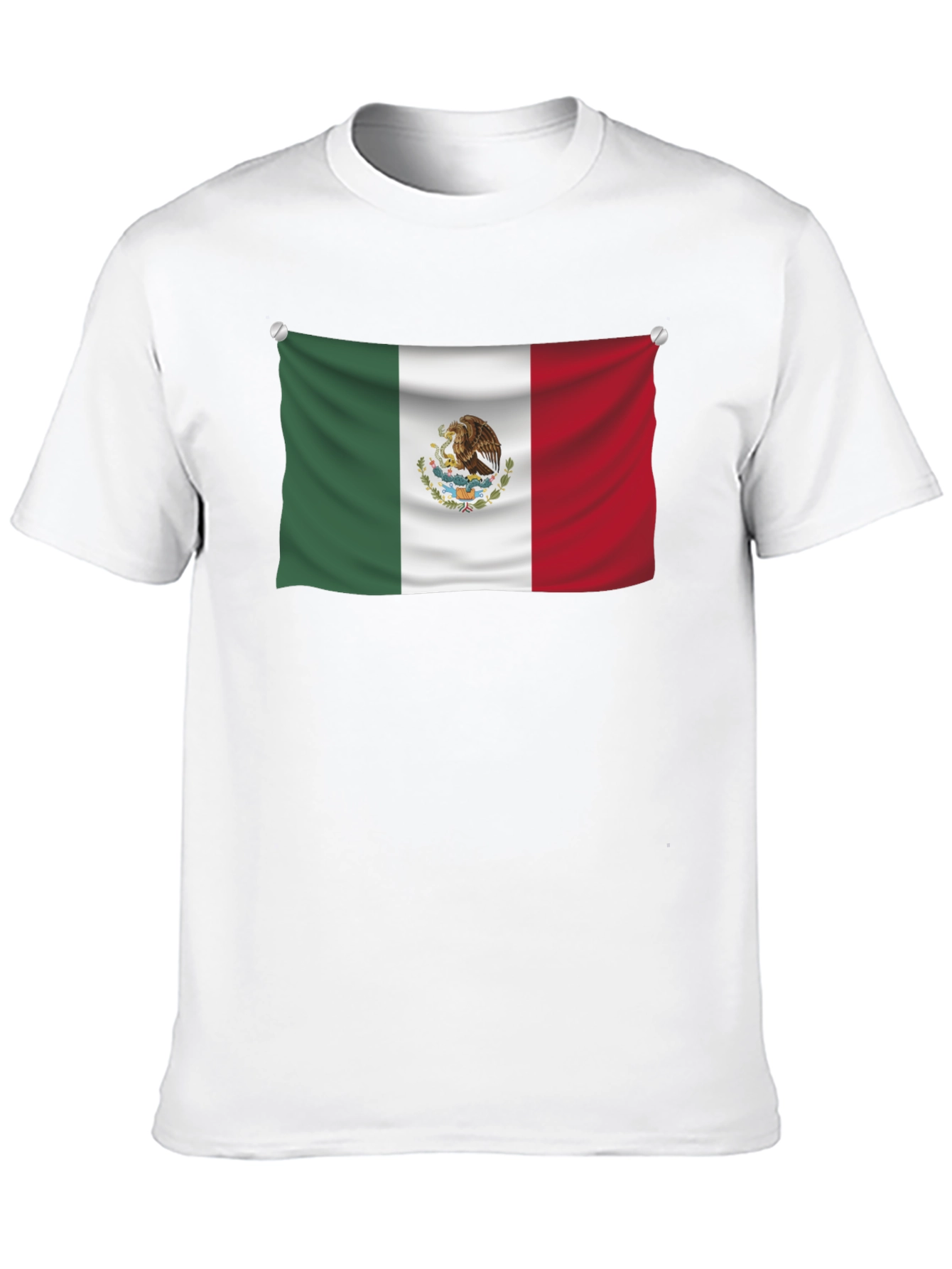 Mexican Flag Graphic Tee - Black