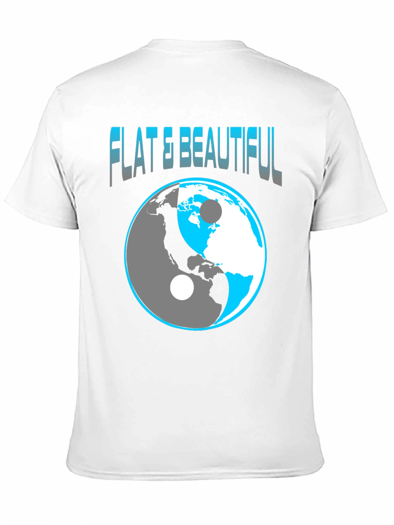 Flat & Beautiful Yin Yang Earth Graphic Tee