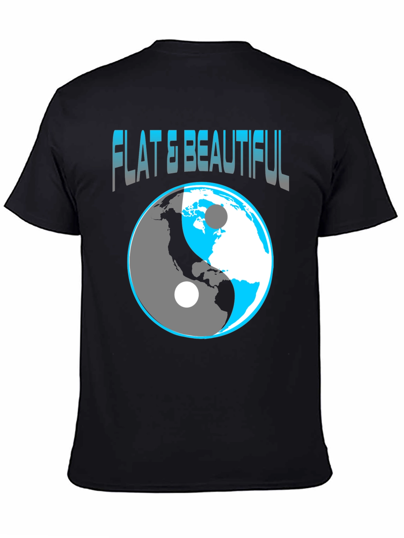 Flat & Beautiful Yin Yang Earth Graphic Tee