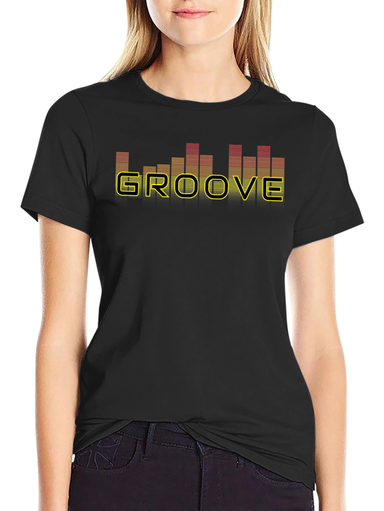 Groove Graphic Tee - Retro Music Vibe
