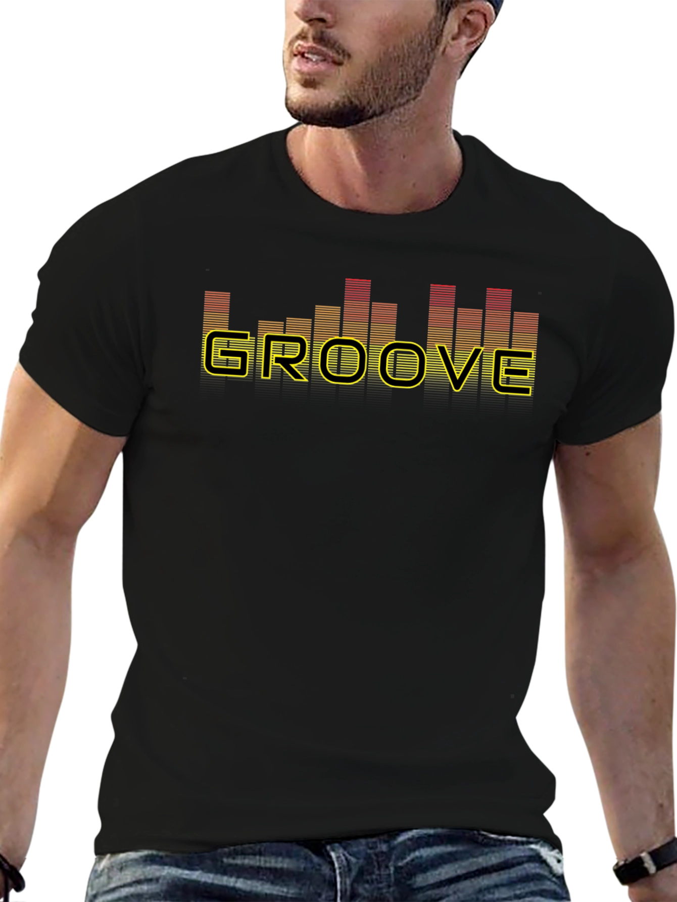 Groove Graphic Tee - Retro Music Vibe
