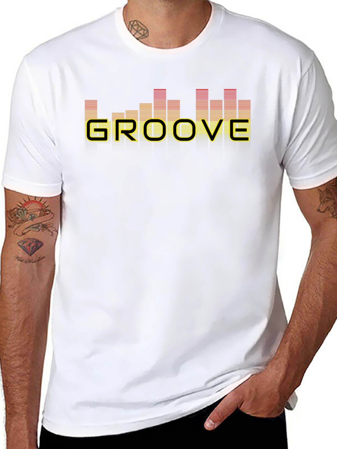 Groove Graphic Tee - Retro Music Vibe