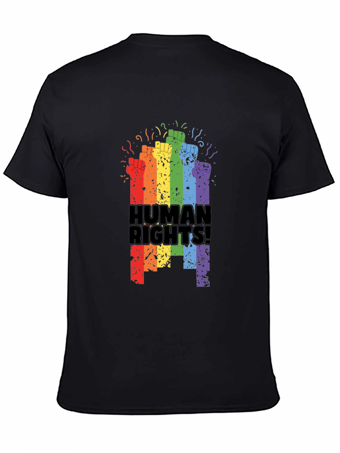 Human Rights Rainbow Fist T-Shirt