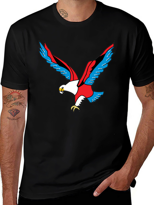 Bold Eagle Graphic Tee - Patriotic Style
