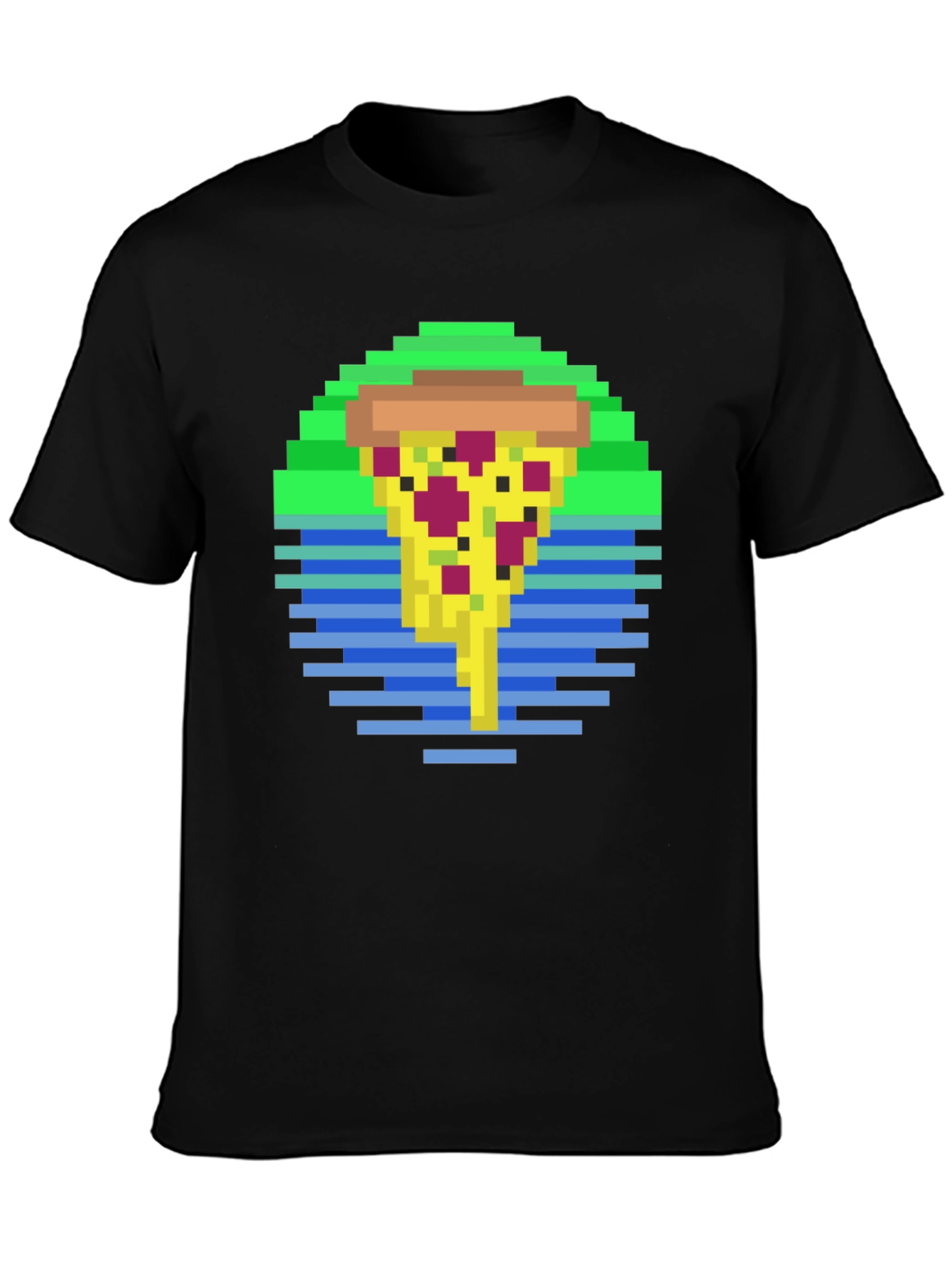 Pixel Pizza T-Shirt - Retro Style