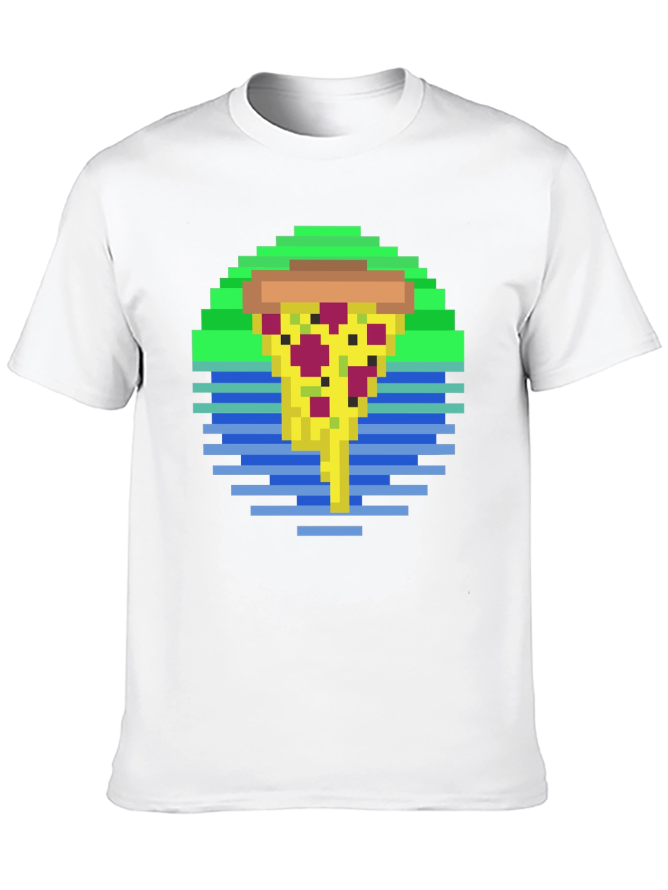 Pixel Pizza T-Shirt - Retro Style