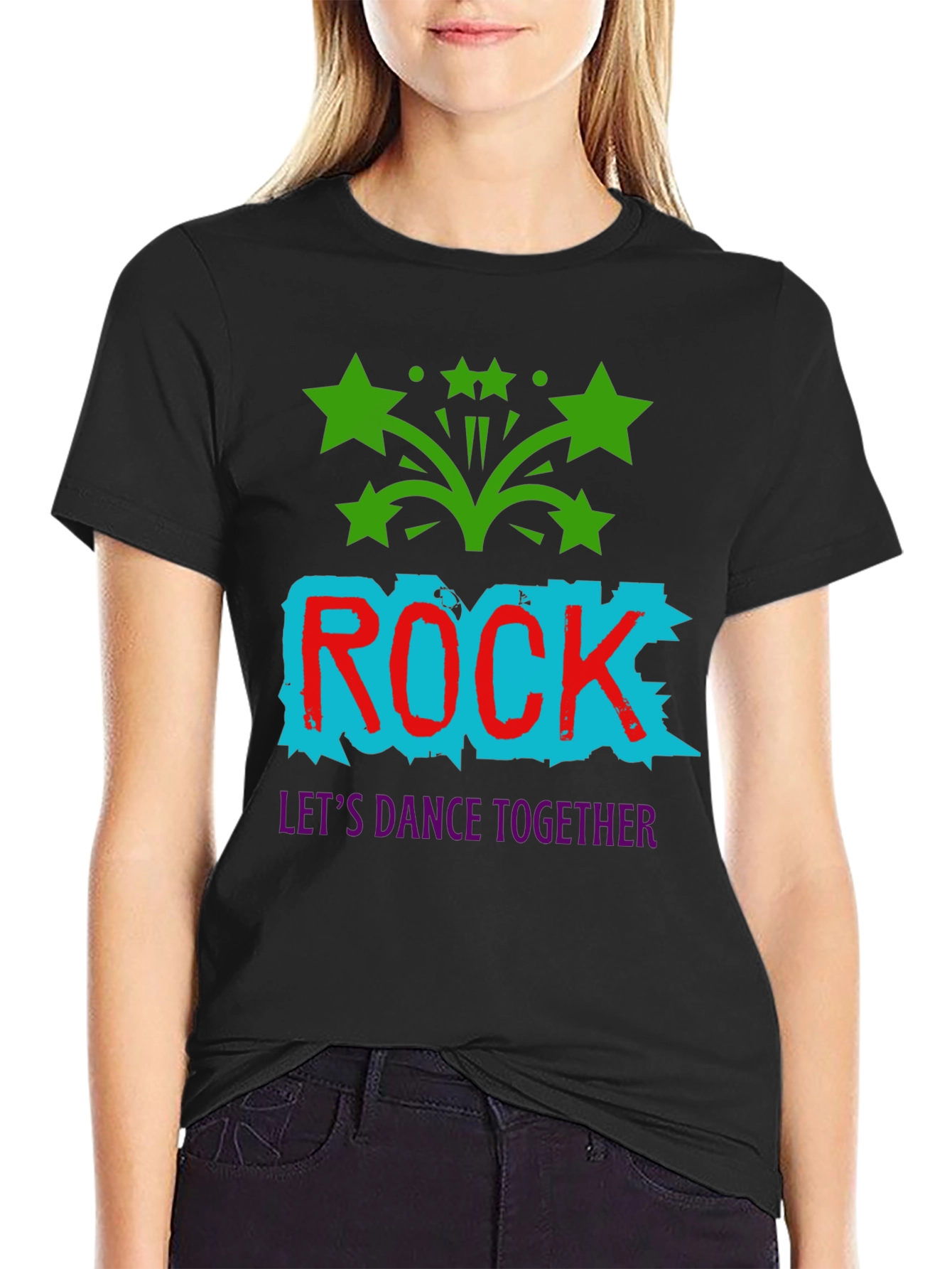 Rock Music T-Shirt: Lets Dance Together!