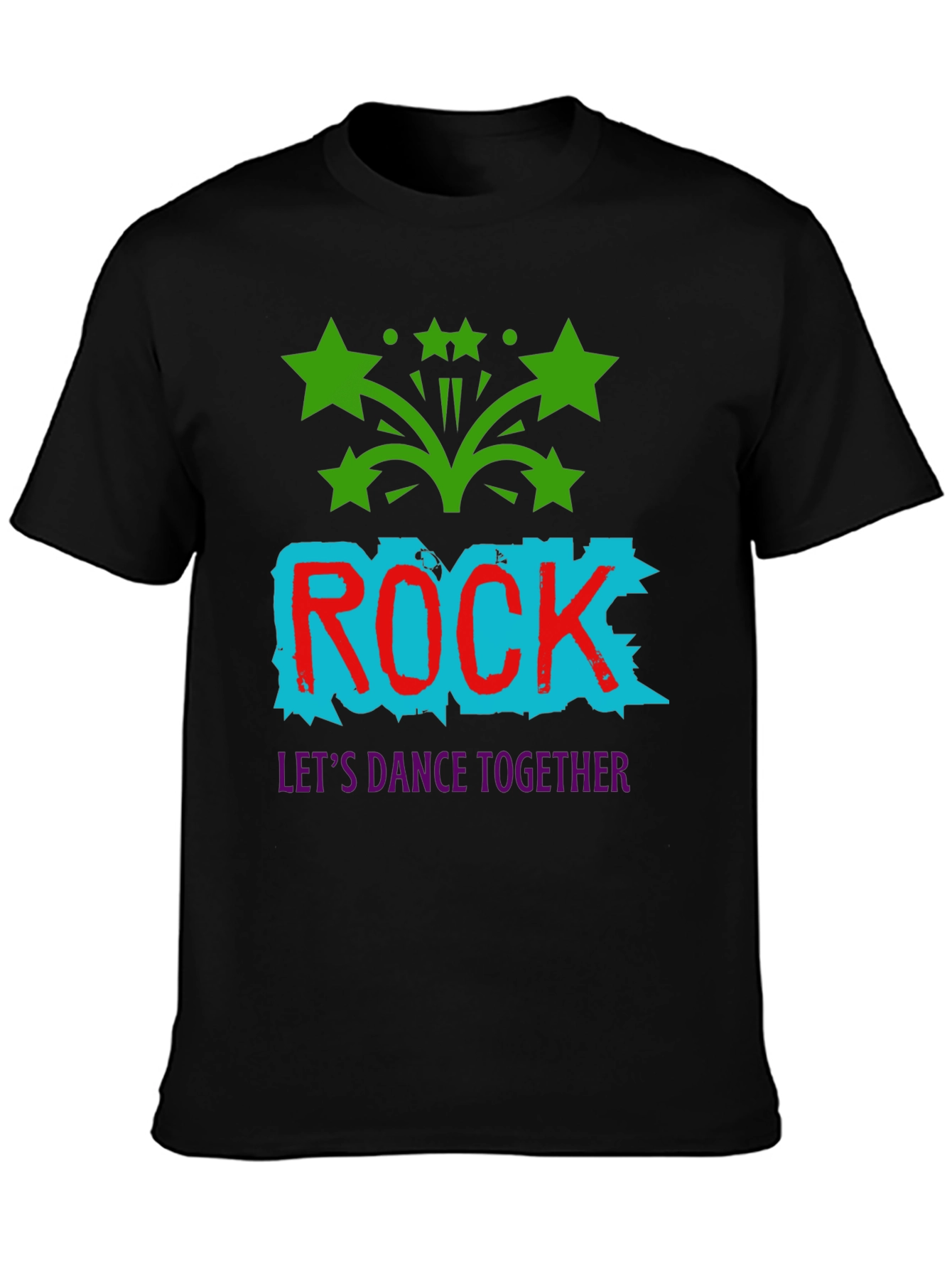Rock Music T-Shirt: Lets Dance Together!