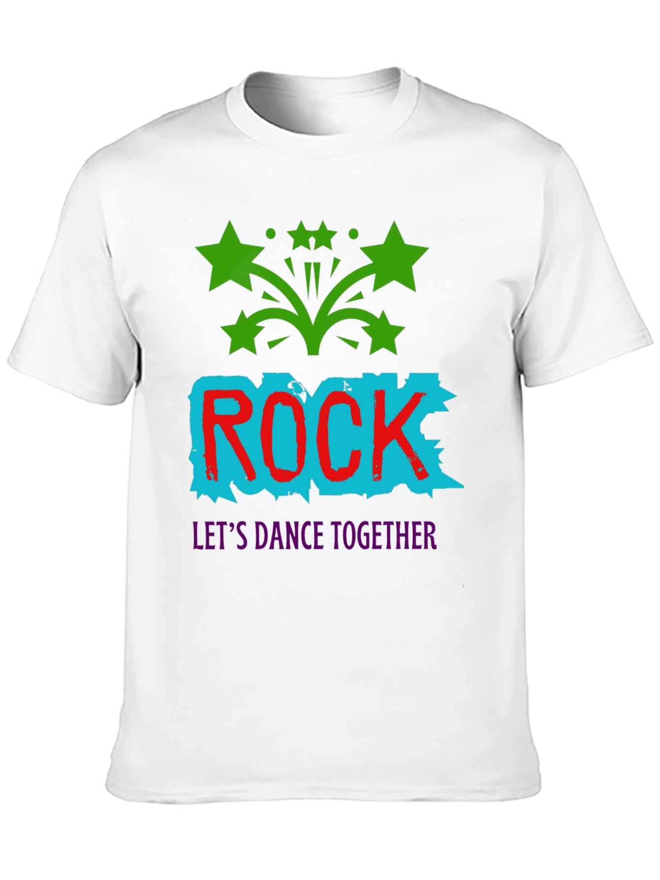 Rock Music T-Shirt: Lets Dance Together!