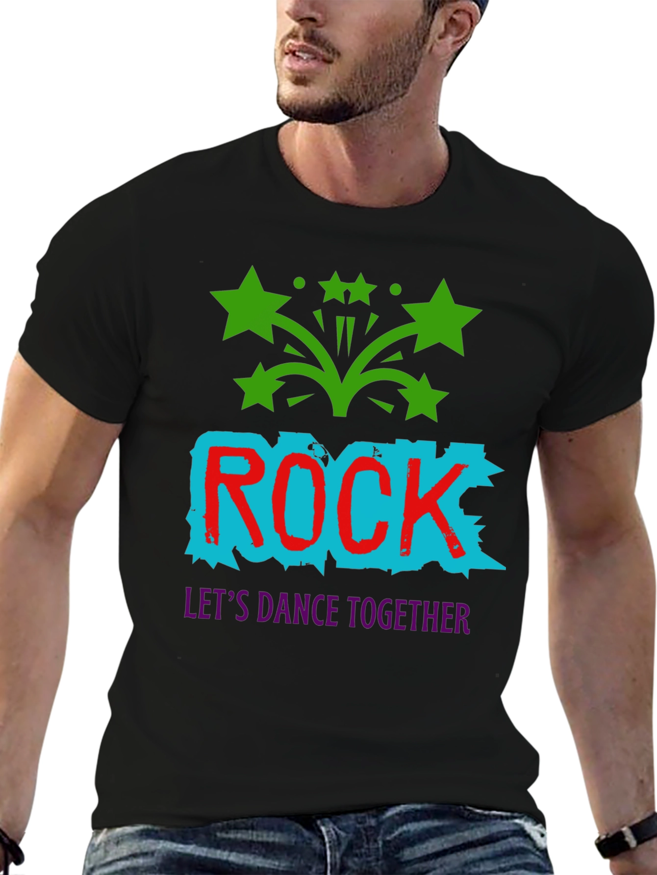 Rock Music T-Shirt: Lets Dance Together!