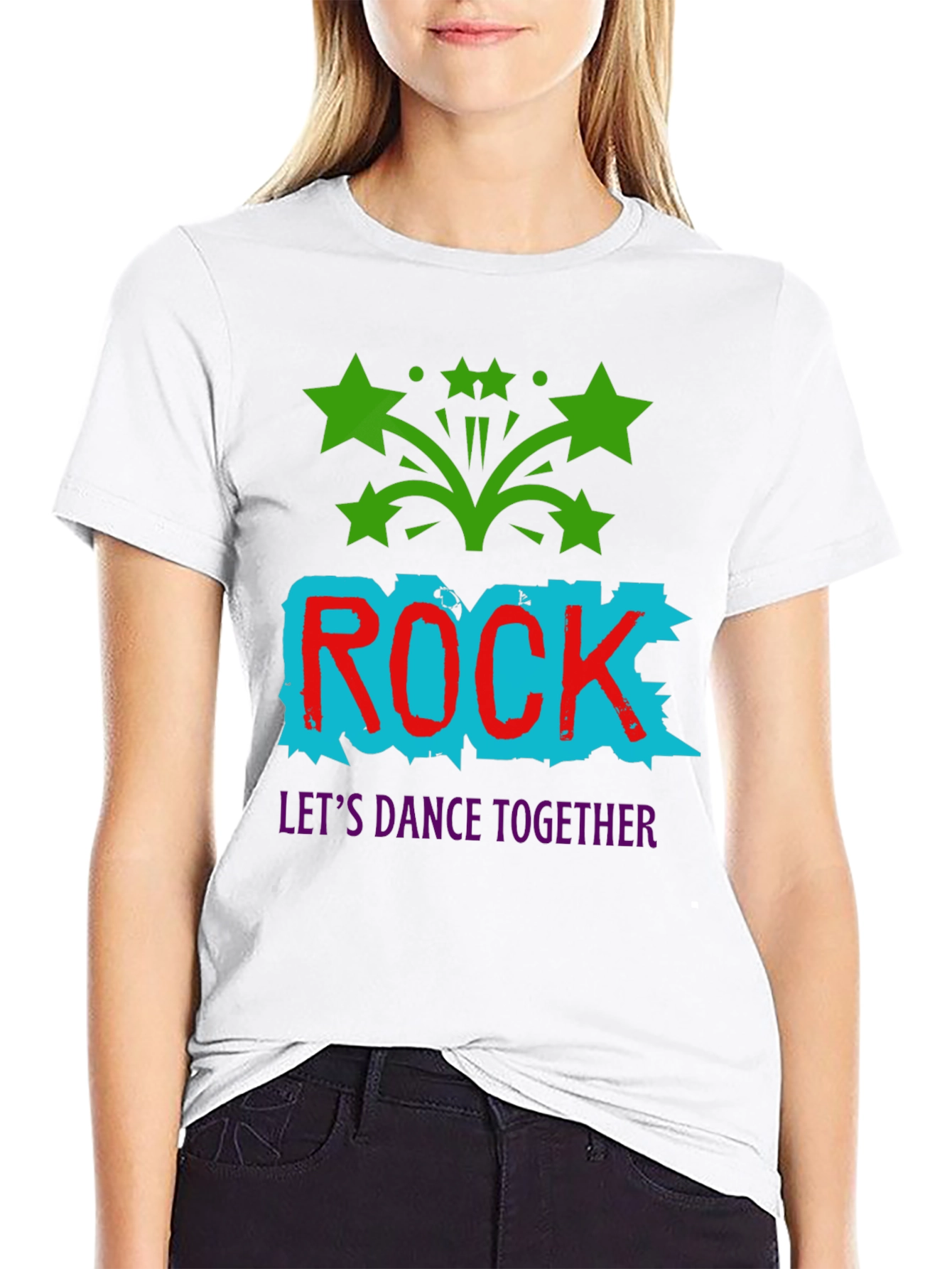 Rock Music T-Shirt: Lets Dance Together!