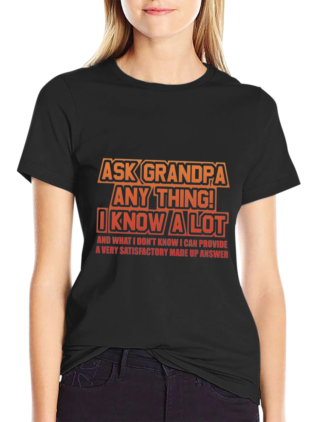 Ask Grandpa Anything! Novelty T-Shirt