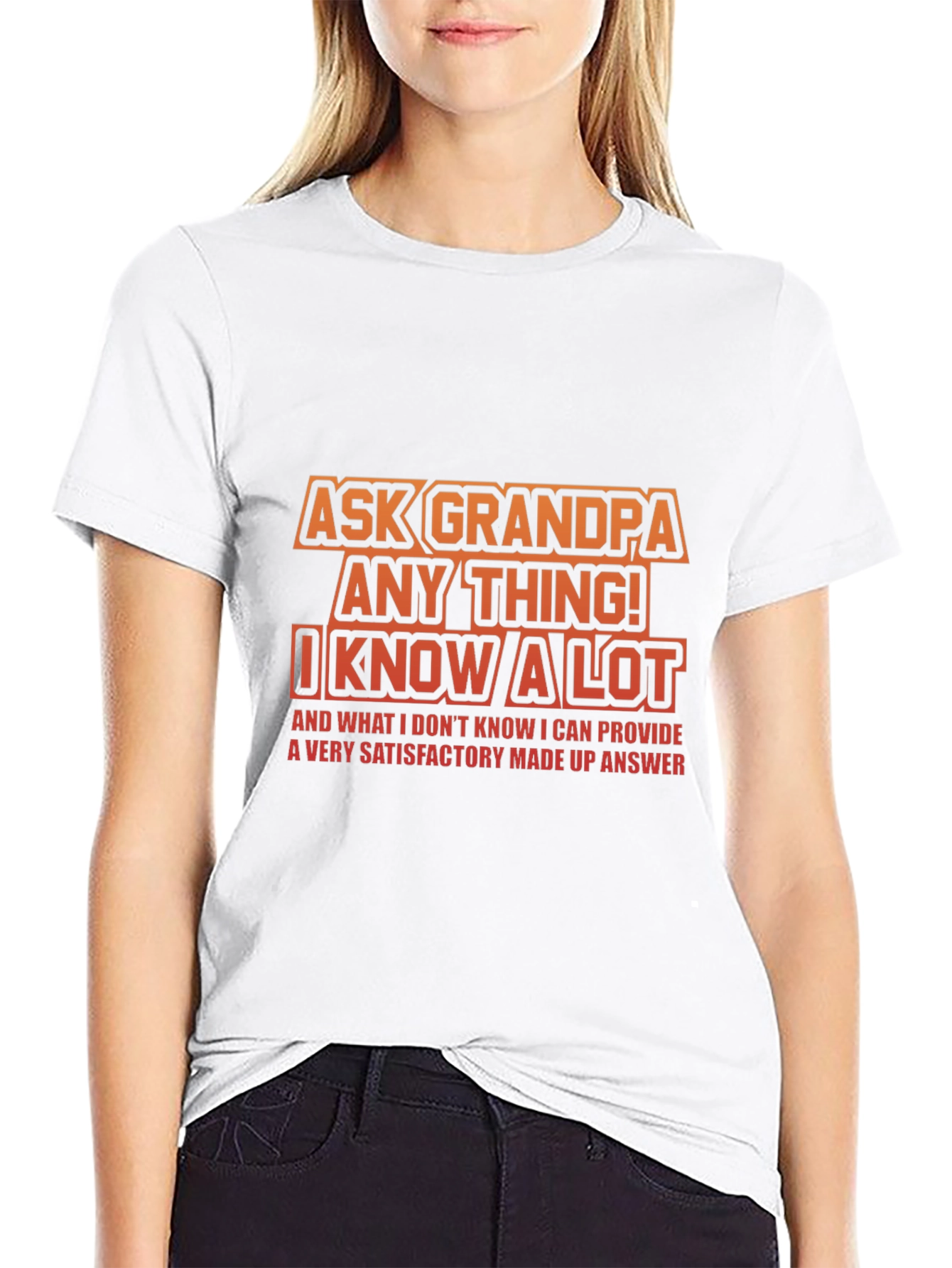 Ask Grandpa Anything! Novelty T-Shirt