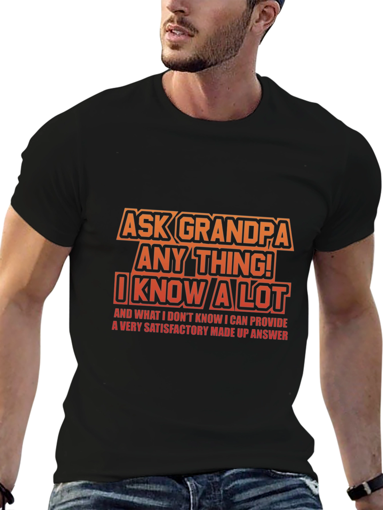 Ask Grandpa Anything! Novelty T-Shirt