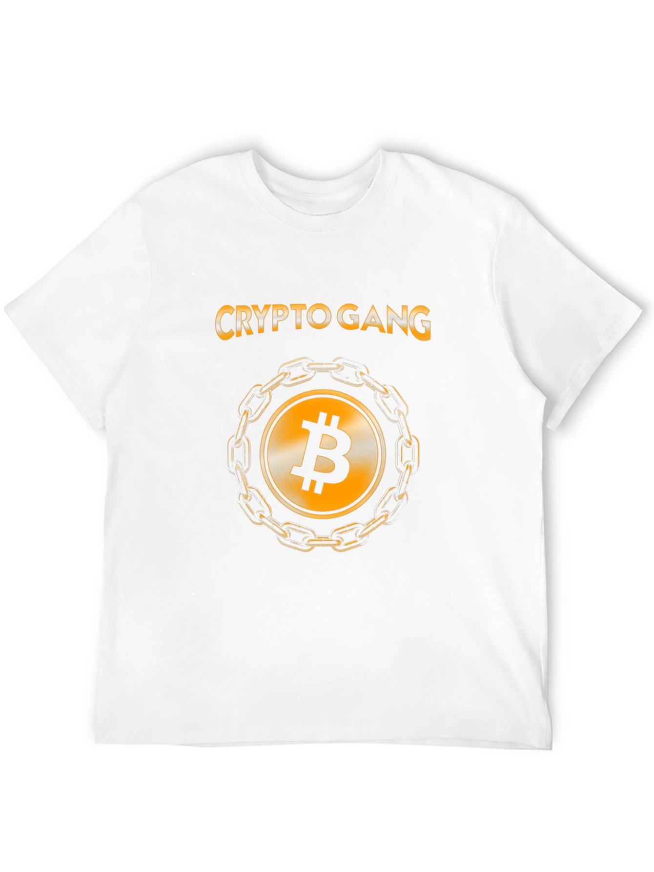 Crypto Gang Bitcoin Chain Graphic Tee