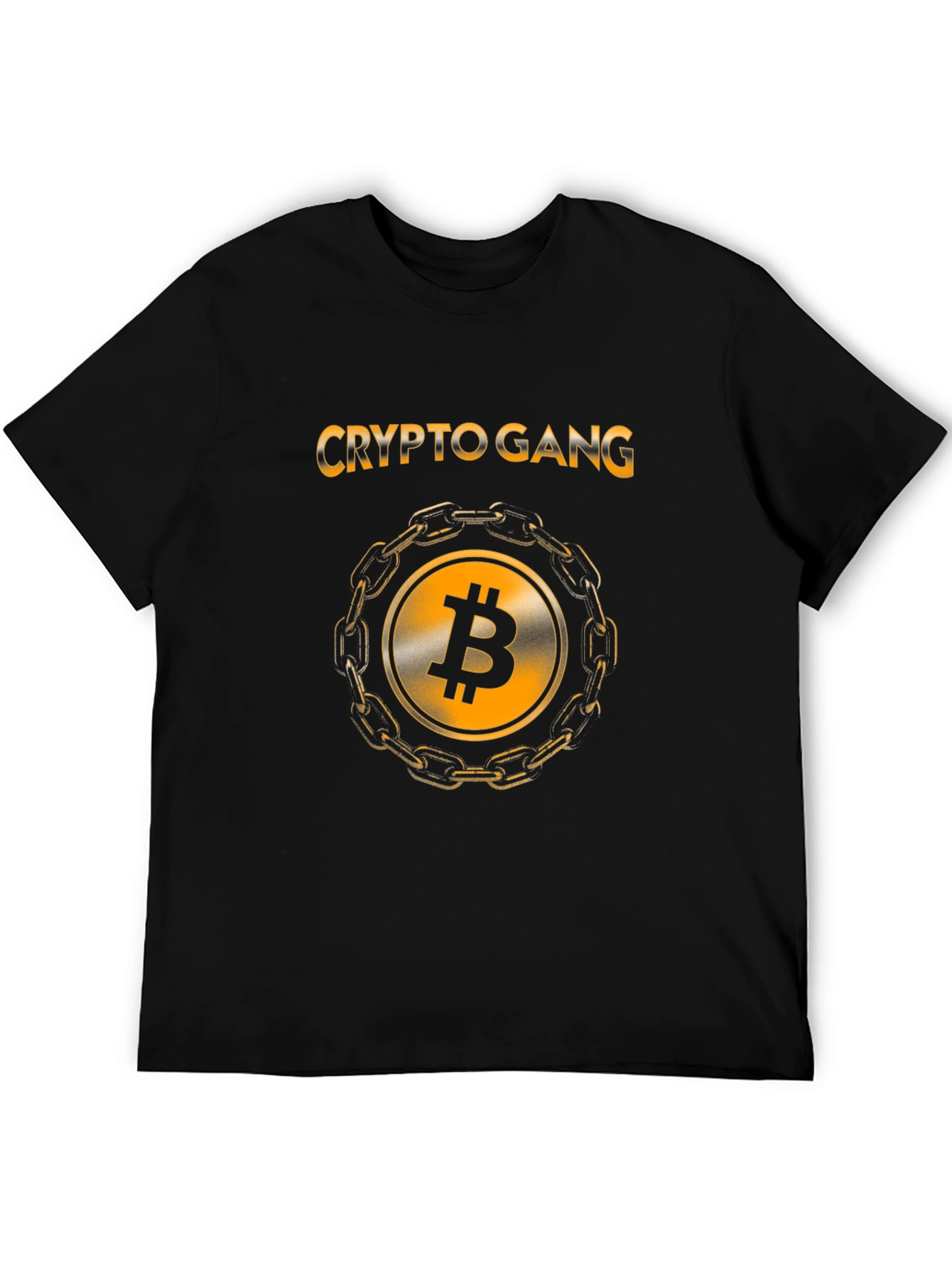 Crypto Gang Bitcoin Chain Graphic Tee