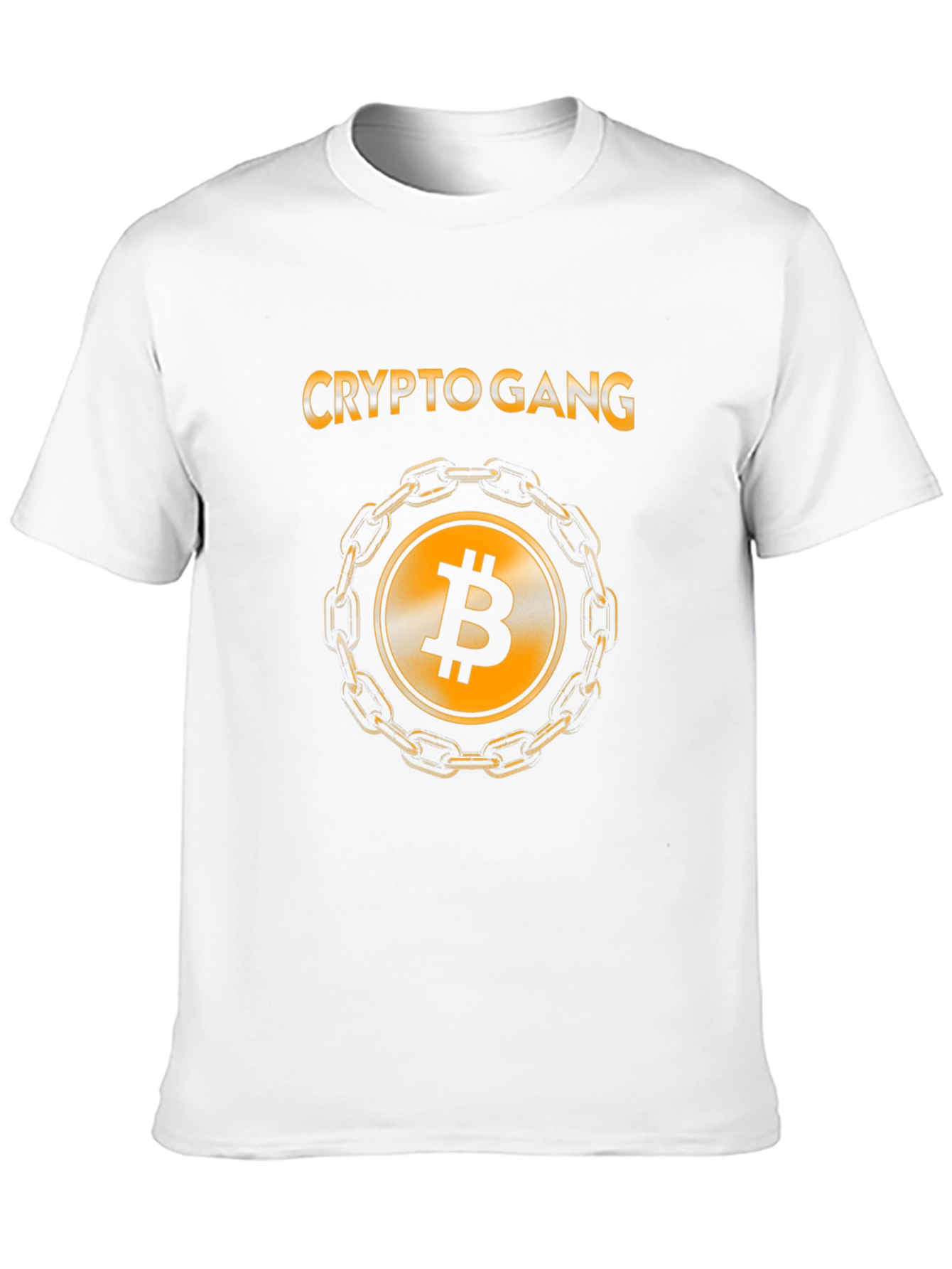 Crypto Gang Bitcoin Chain Graphic Tee