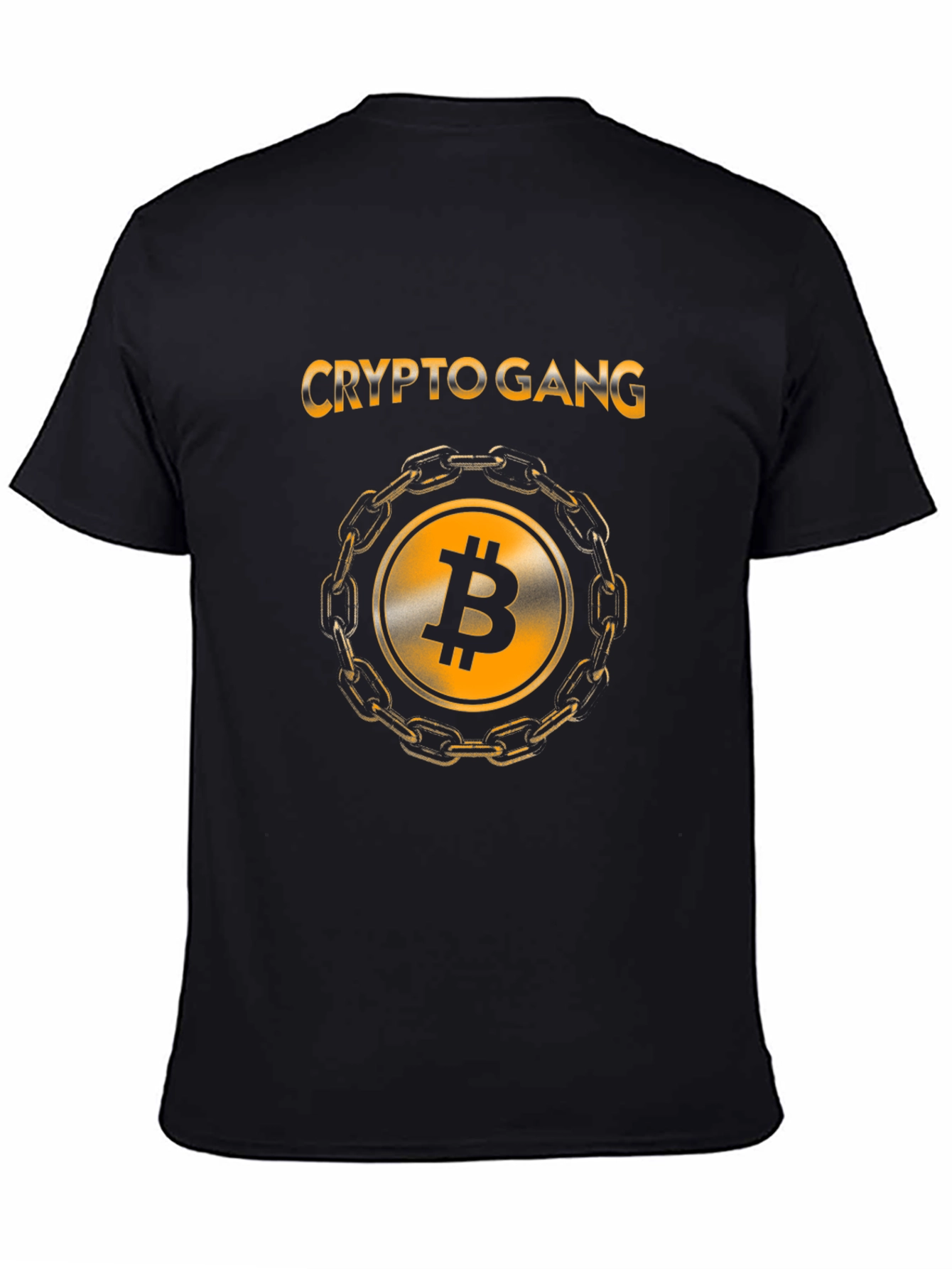 Crypto Gang Bitcoin Chain Graphic Tee