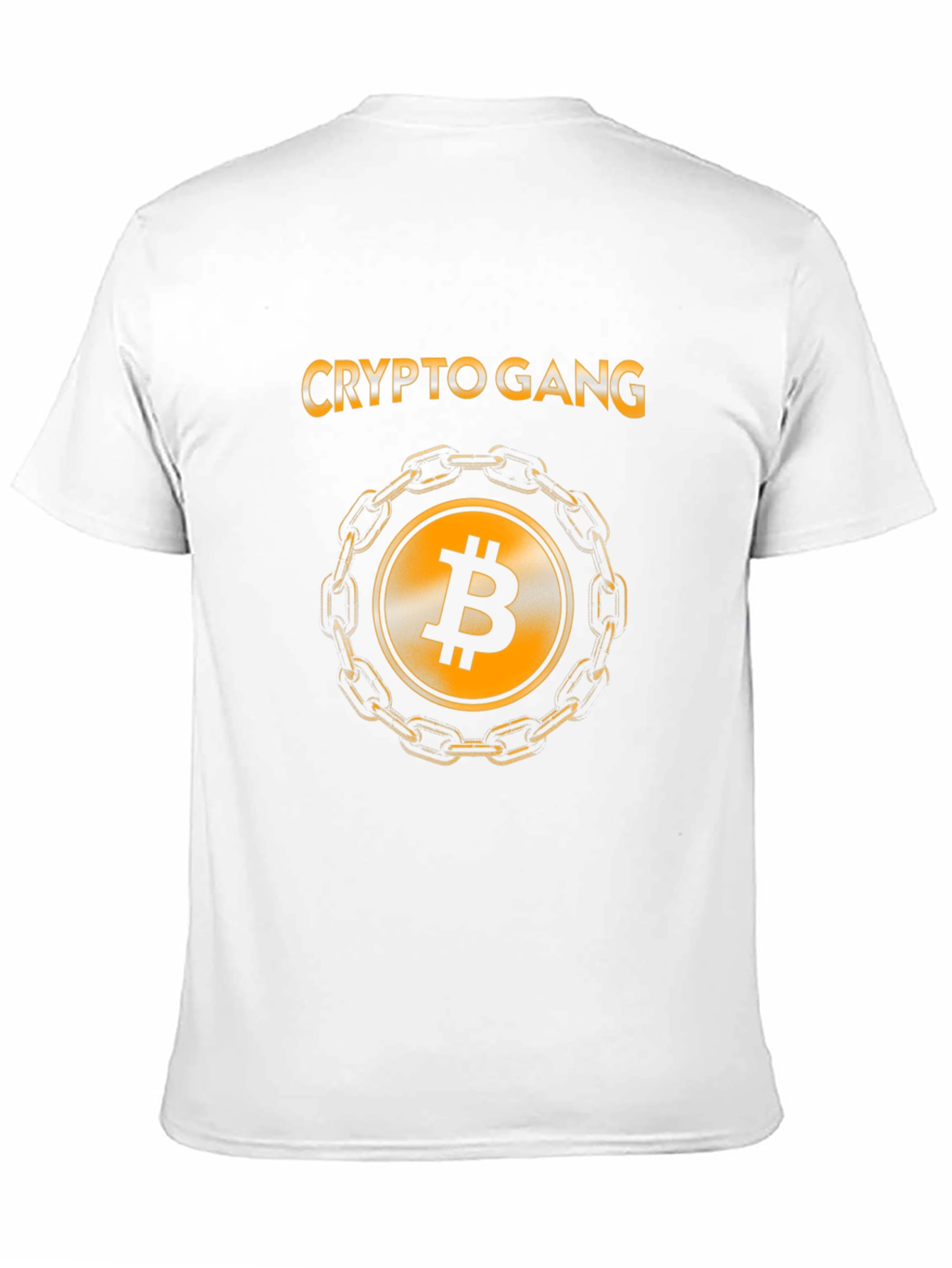 Crypto Gang Bitcoin Chain Graphic Tee