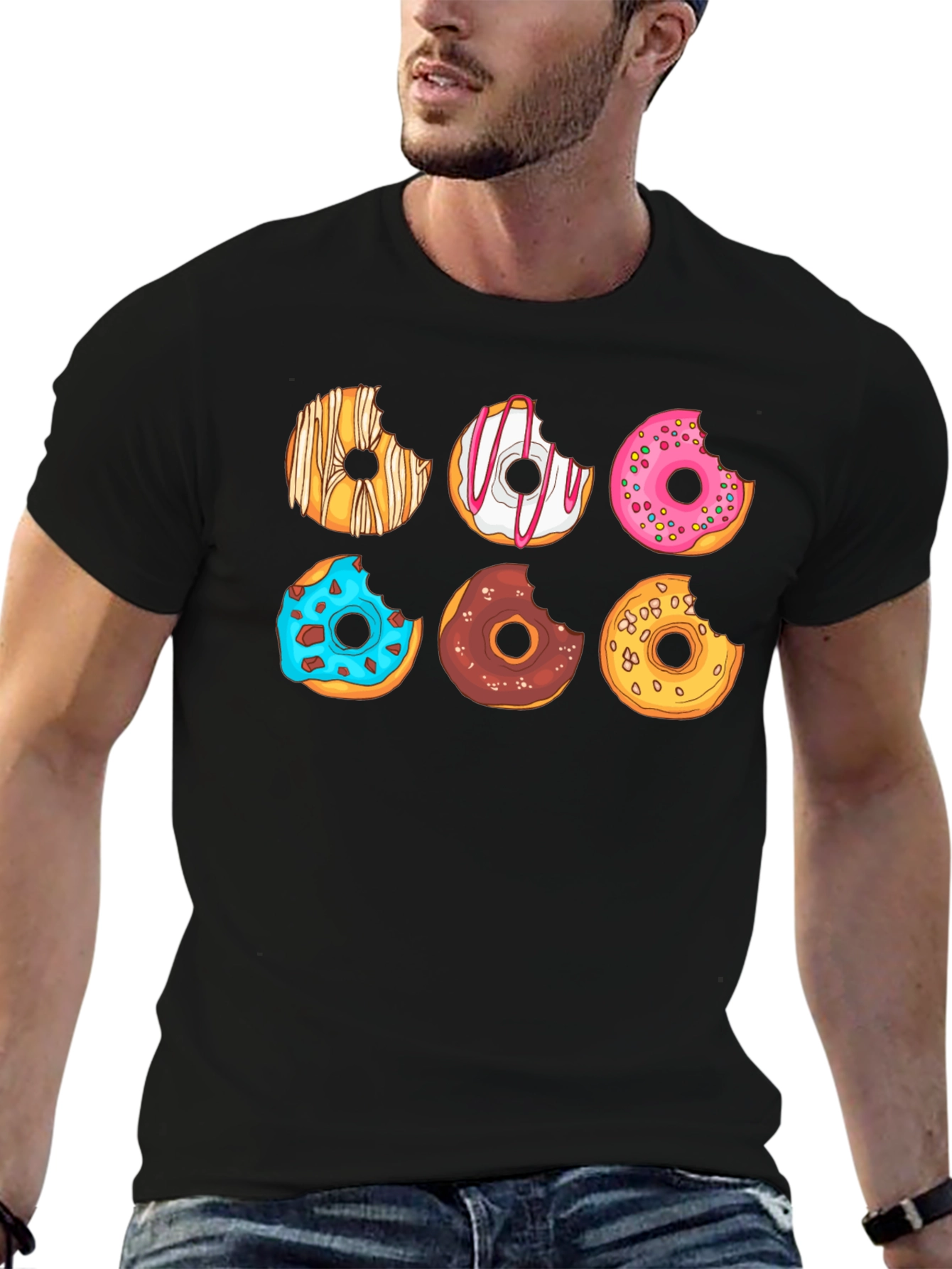 Donut Graphic Tee - Sweet Treat Style