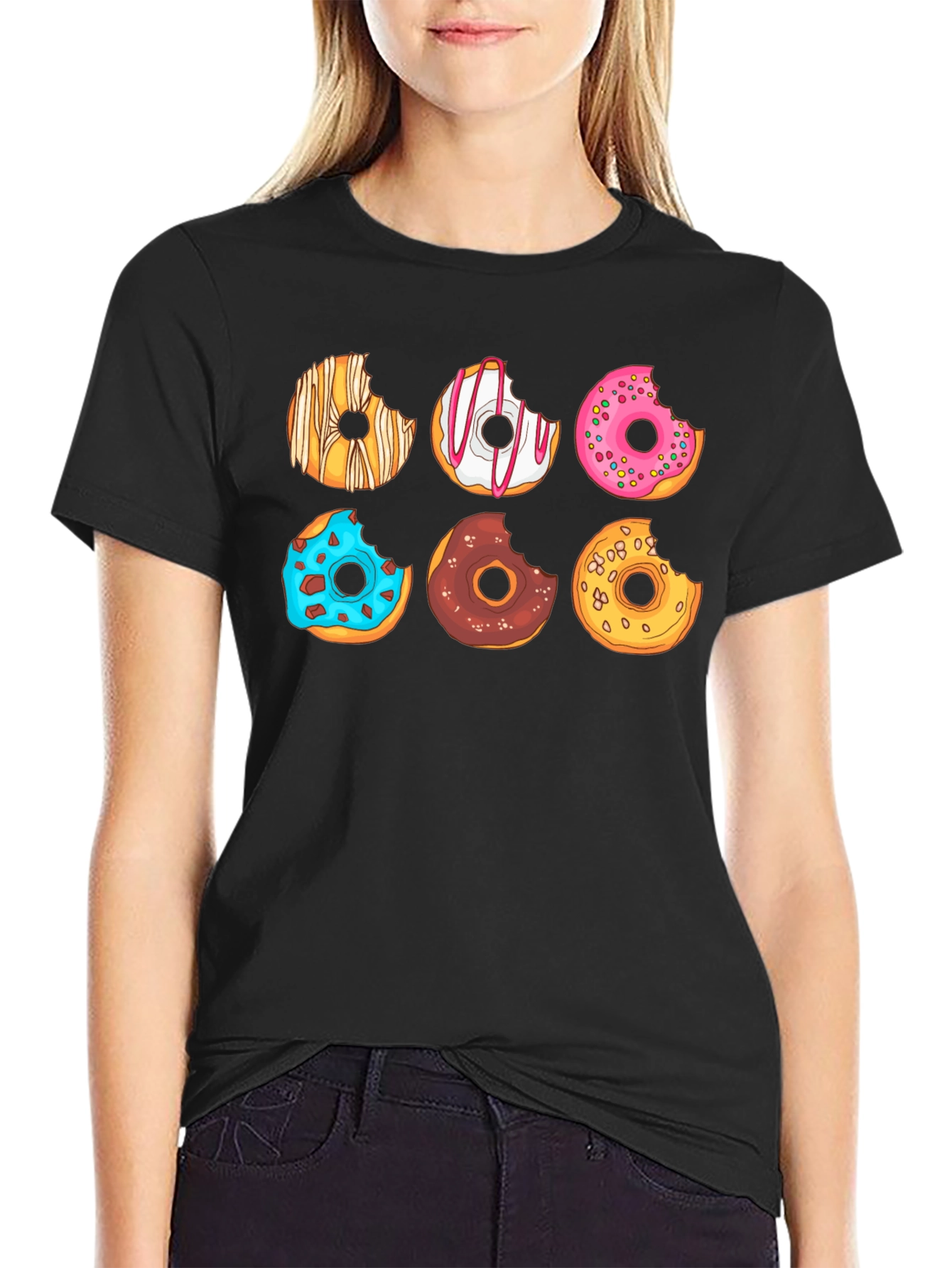 Donut Graphic Tee - Sweet Treat Style