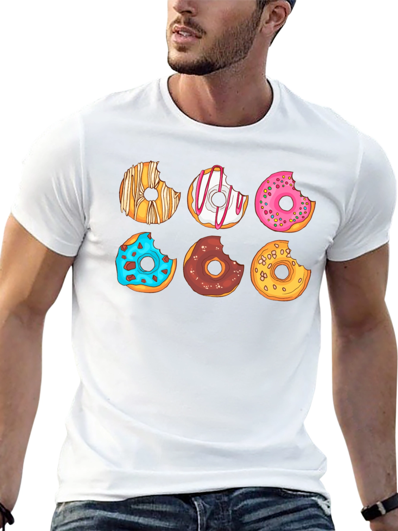 Donut Graphic Tee - Sweet Treat Style