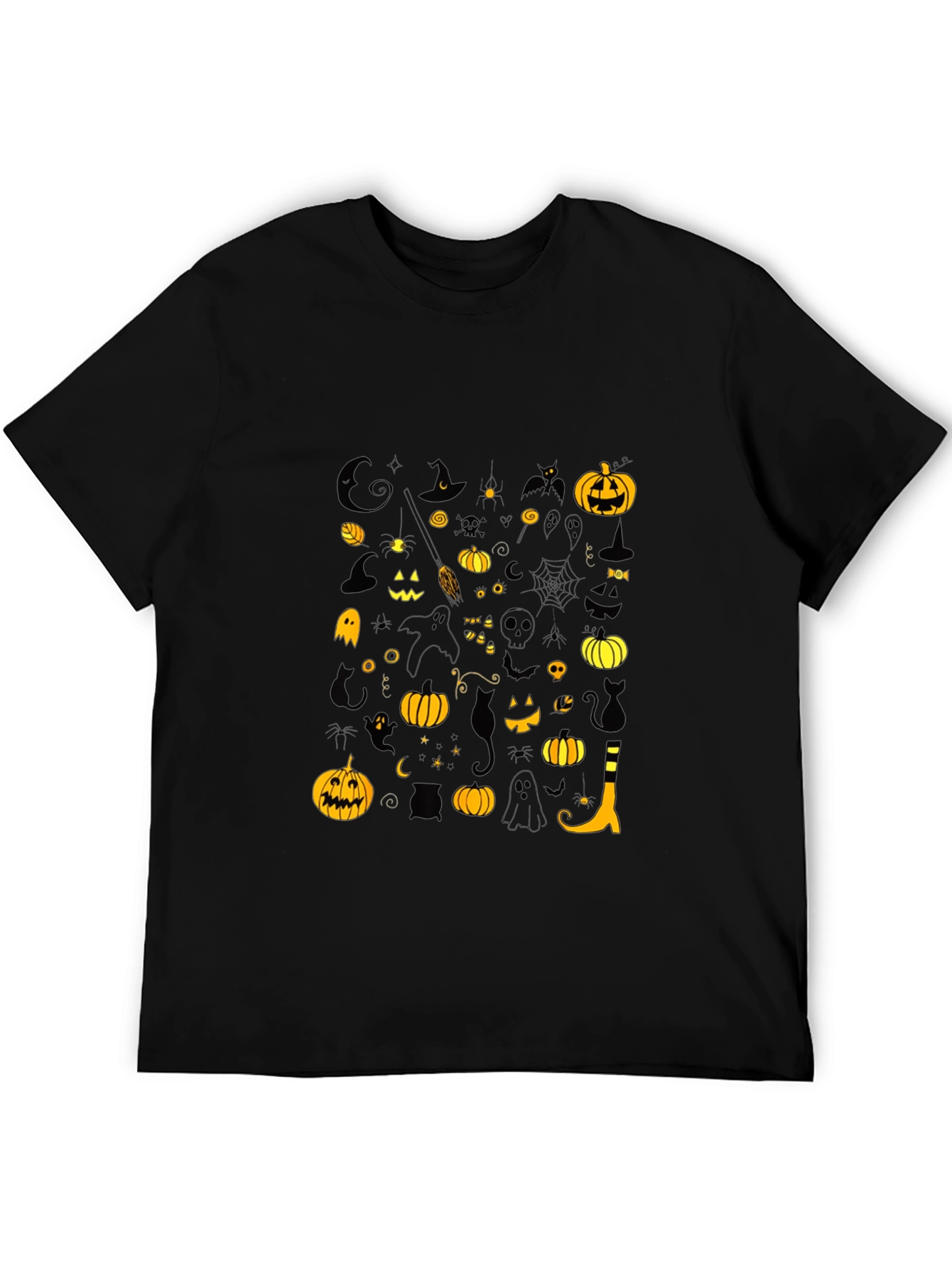 Halloween Graphic Tee - Black Shirt