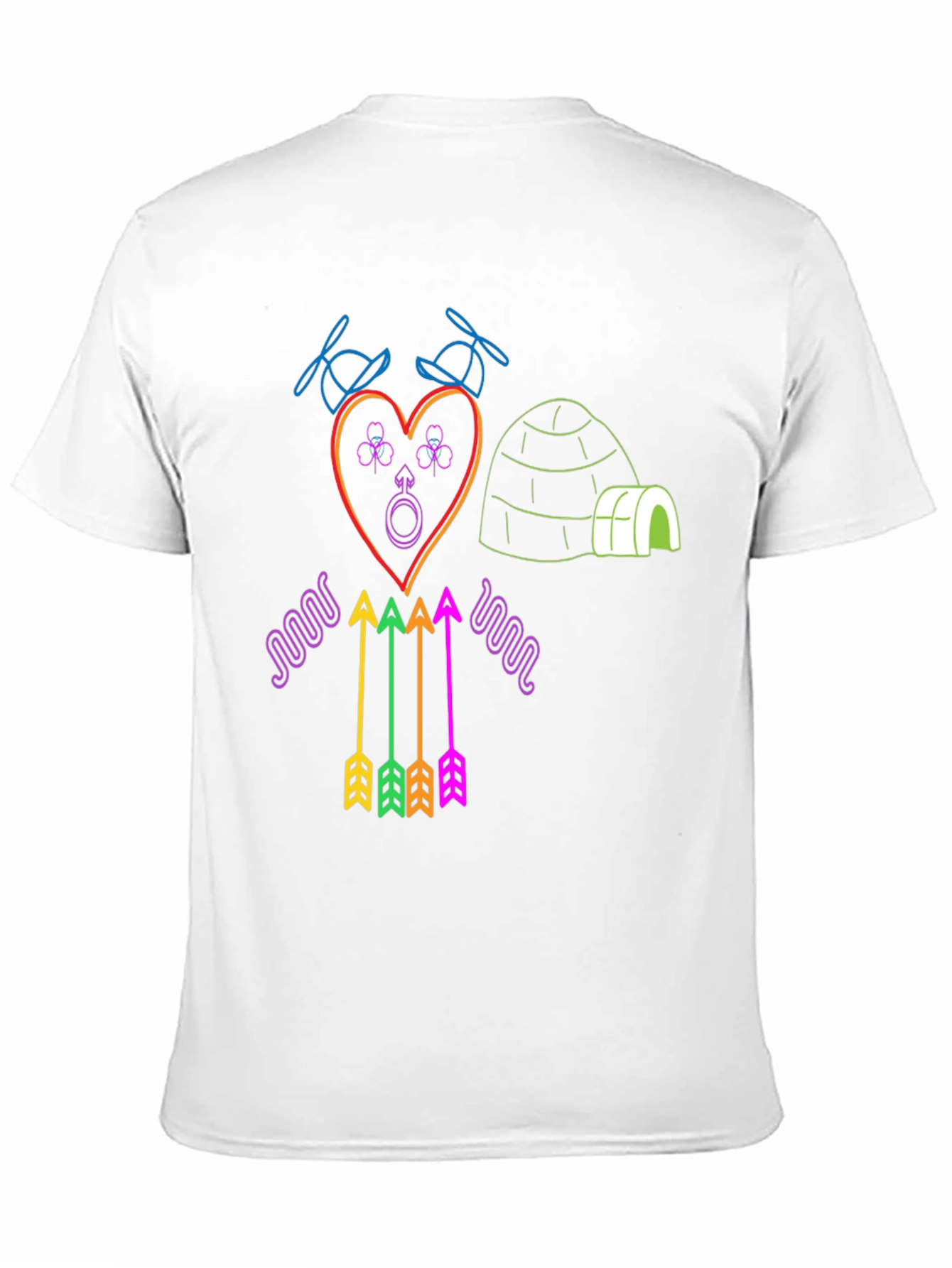 Neon Novelty Graphic T-Shirt