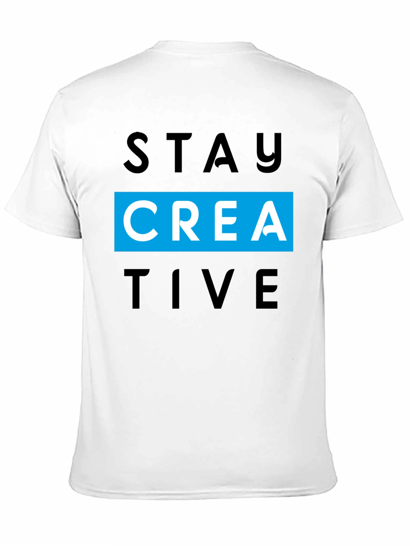 Stay Creative Mens Black T-Shirt