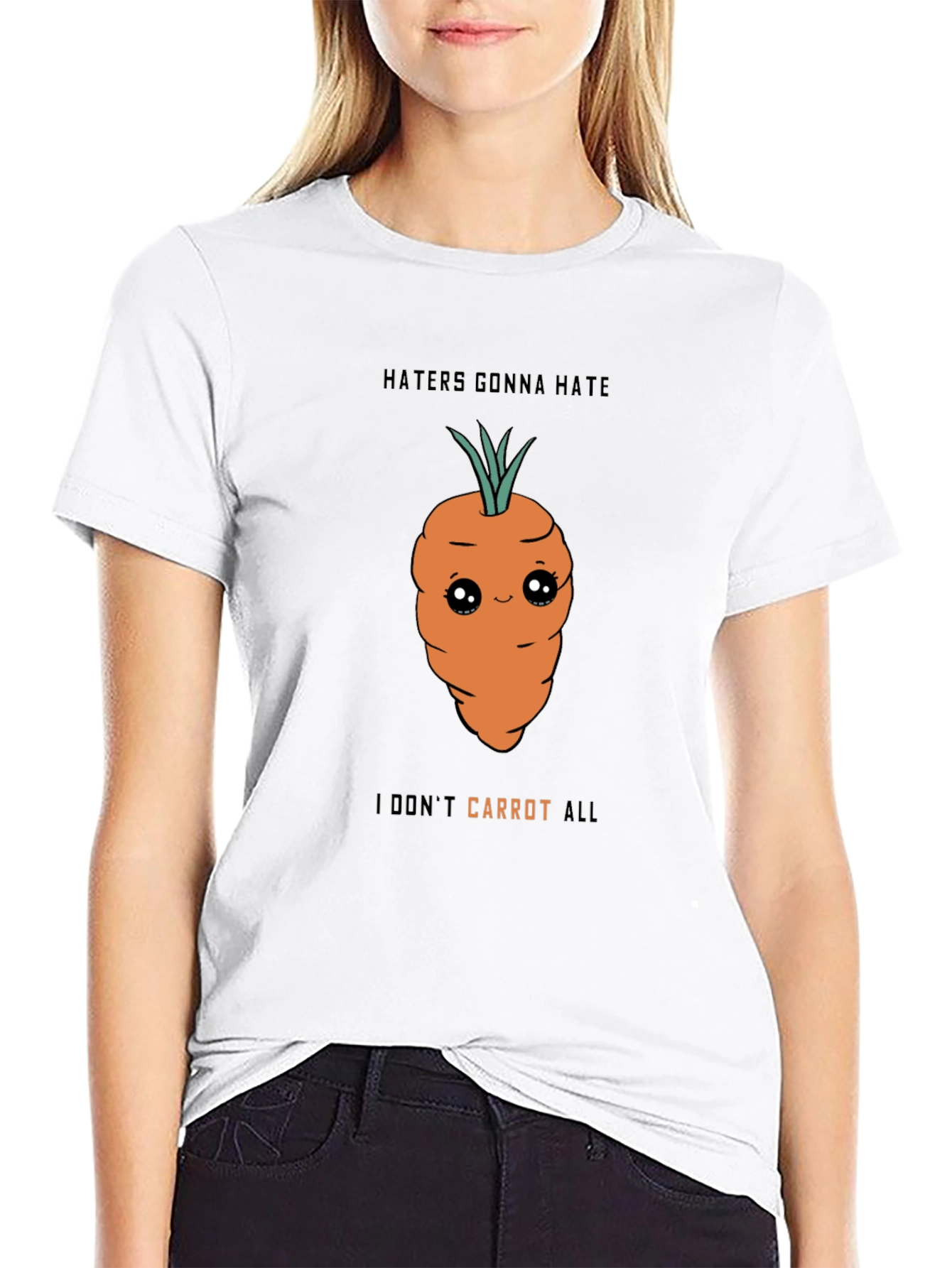 Funny Carrot T-Shirt - Haters Gonna Hate