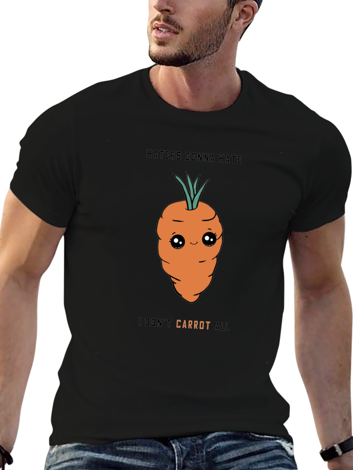 Funny Carrot T-Shirt - Haters Gonna Hate