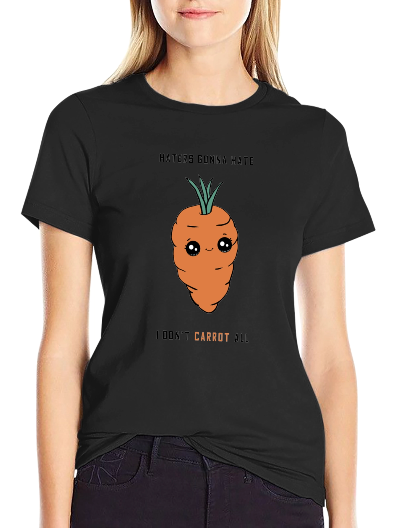Funny Carrot T-Shirt - Haters Gonna Hate