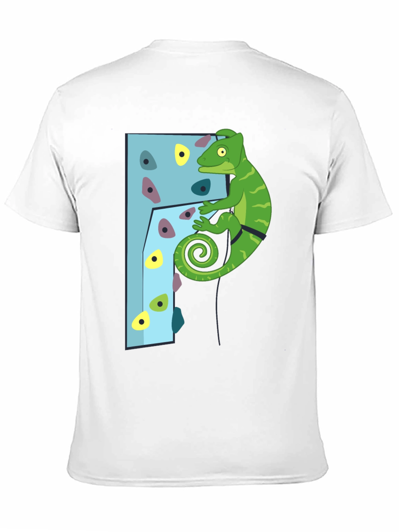 Climbing Chameleon T-Shirt - Fun Adventure Tee
