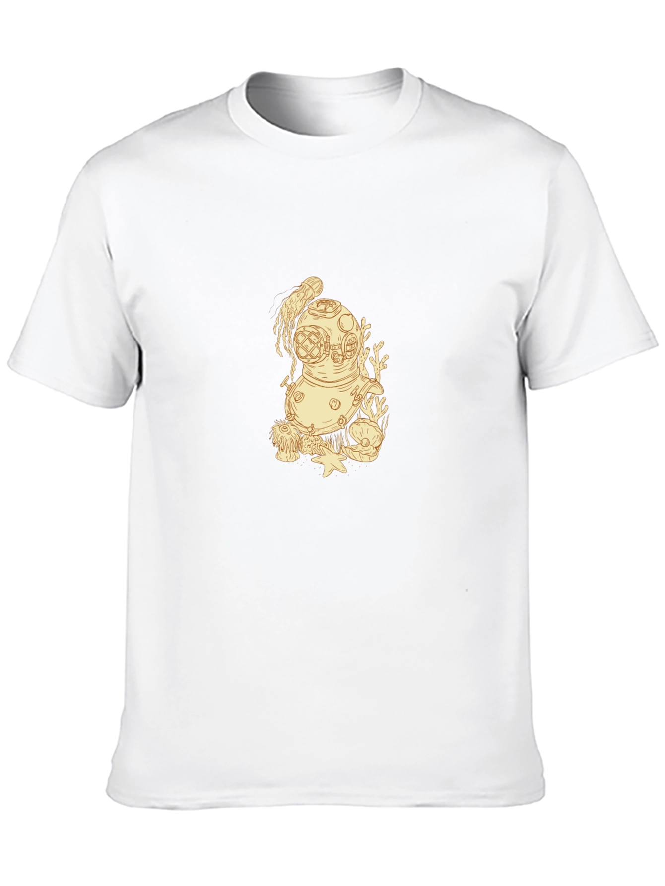 Diver Helmet Graphic Tee - Black