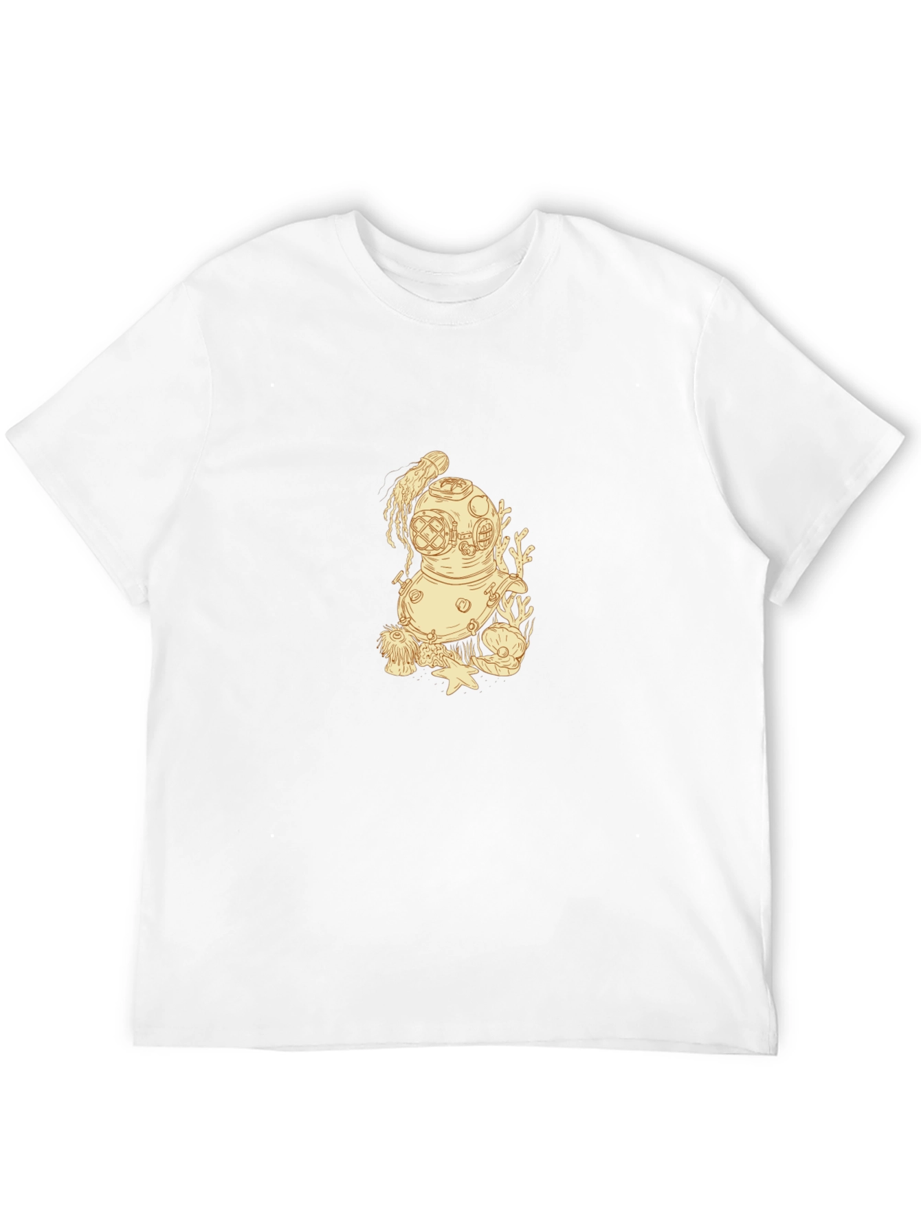 Diver Helmet Graphic Tee - Black