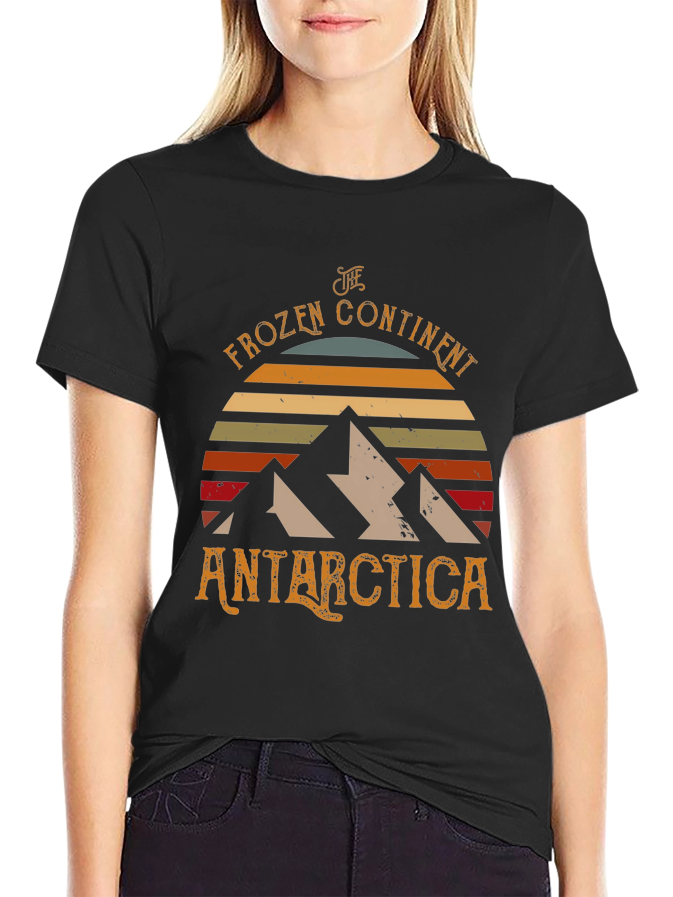 Antarctica T-Shirt - The Frozen Continent Design