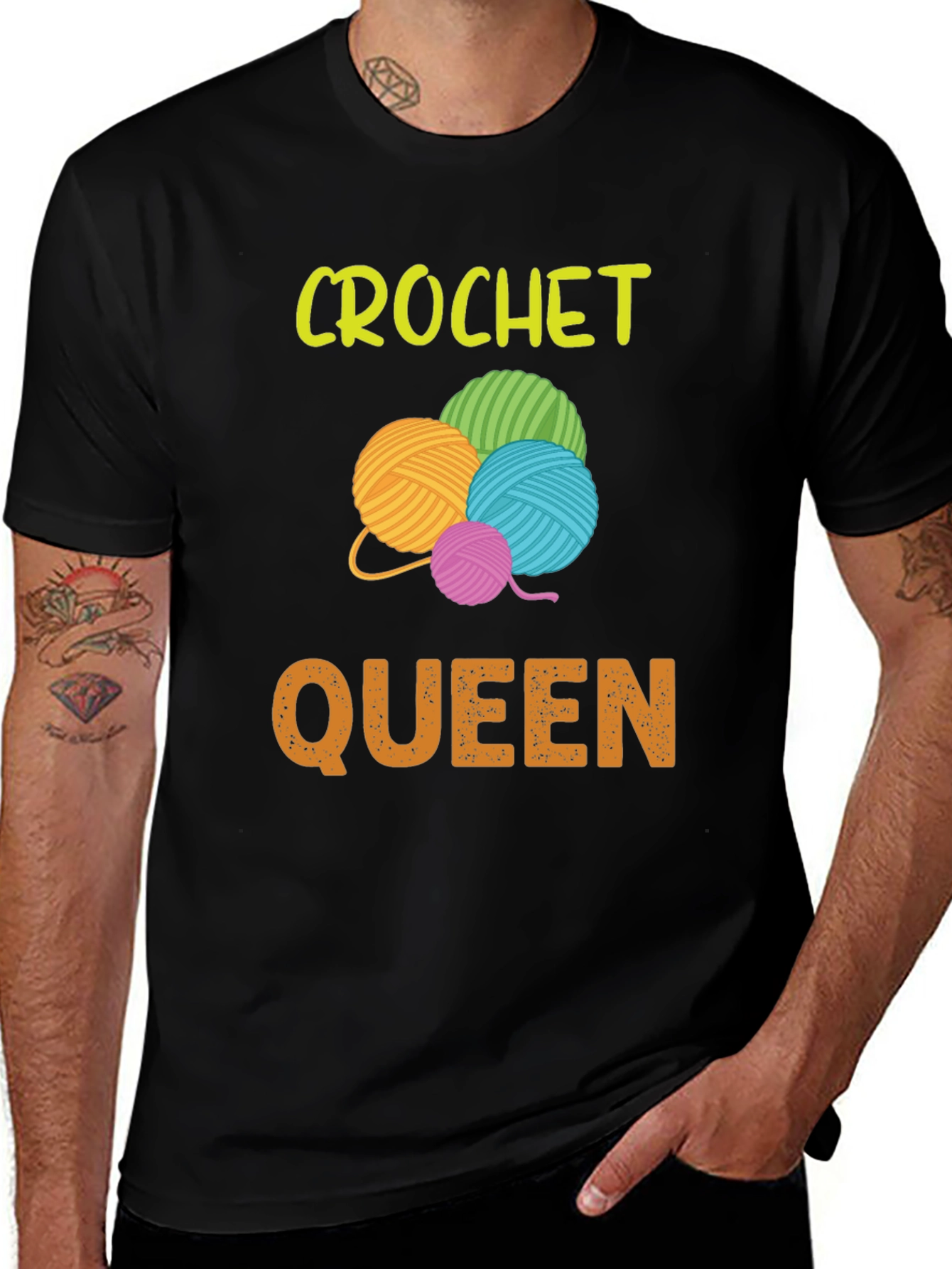 Crochet Queen T-Shirt - Yarn Lover Tee