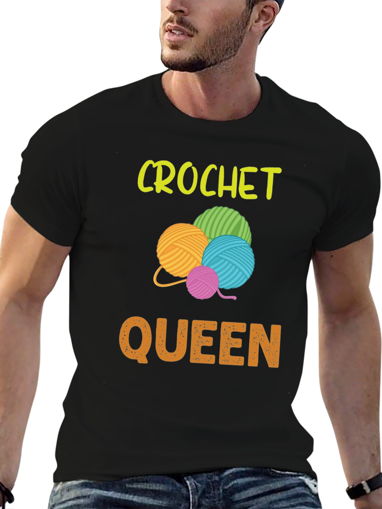 Crochet Queen T-Shirt - Yarn Lover Tee