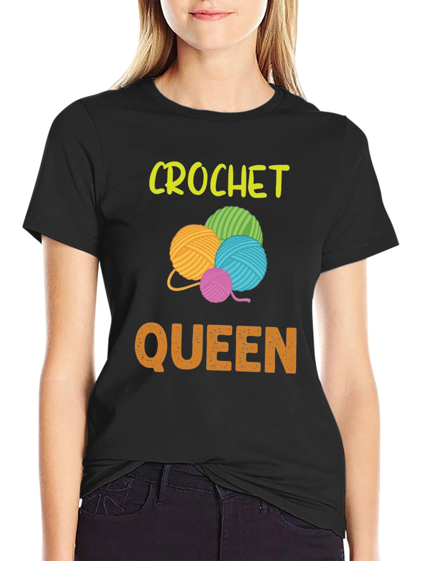 Crochet Queen T-Shirt - Yarn Lover Tee