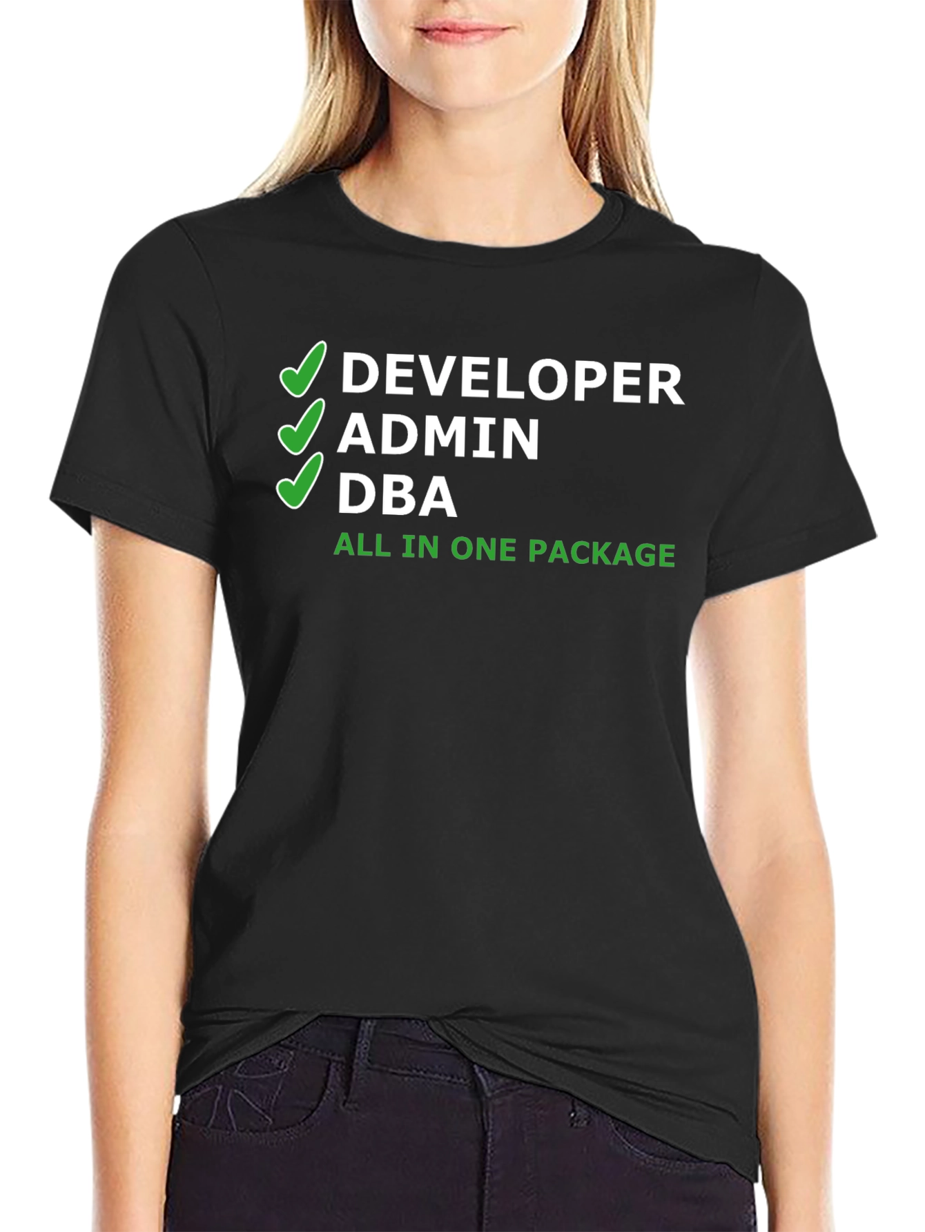 Developer Admin DBA All-in-One Package T-Shirt