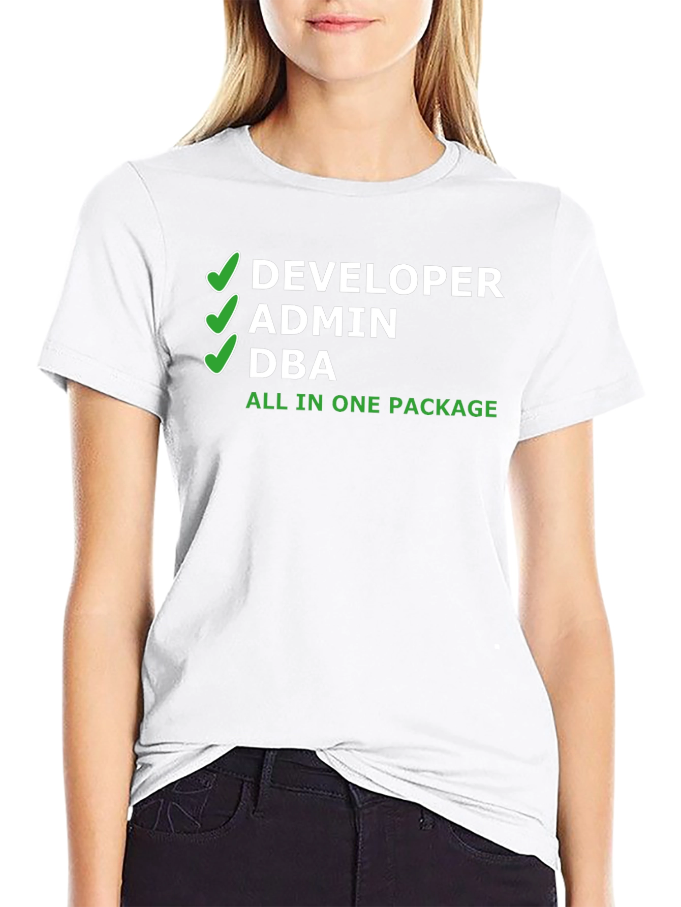 Developer Admin DBA All-in-One Package T-Shirt