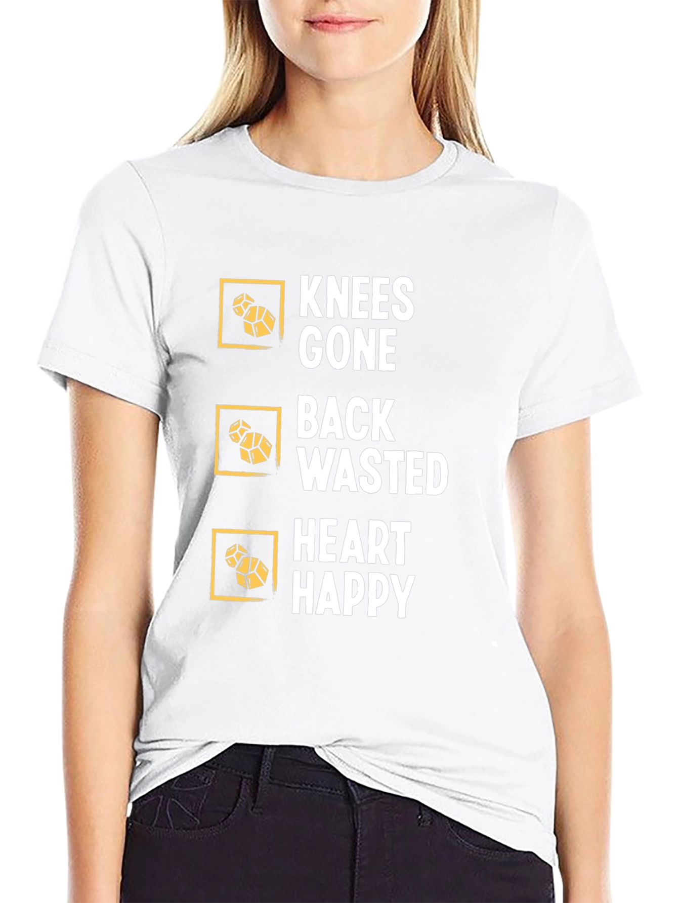 Knees Gone Back Wasted Heart Happy T-Shirt