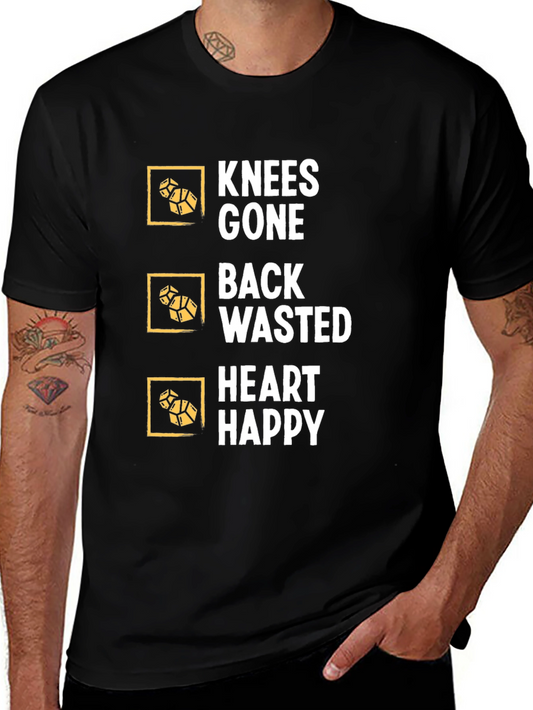 Knees Gone Back Wasted Heart Happy T-Shirt