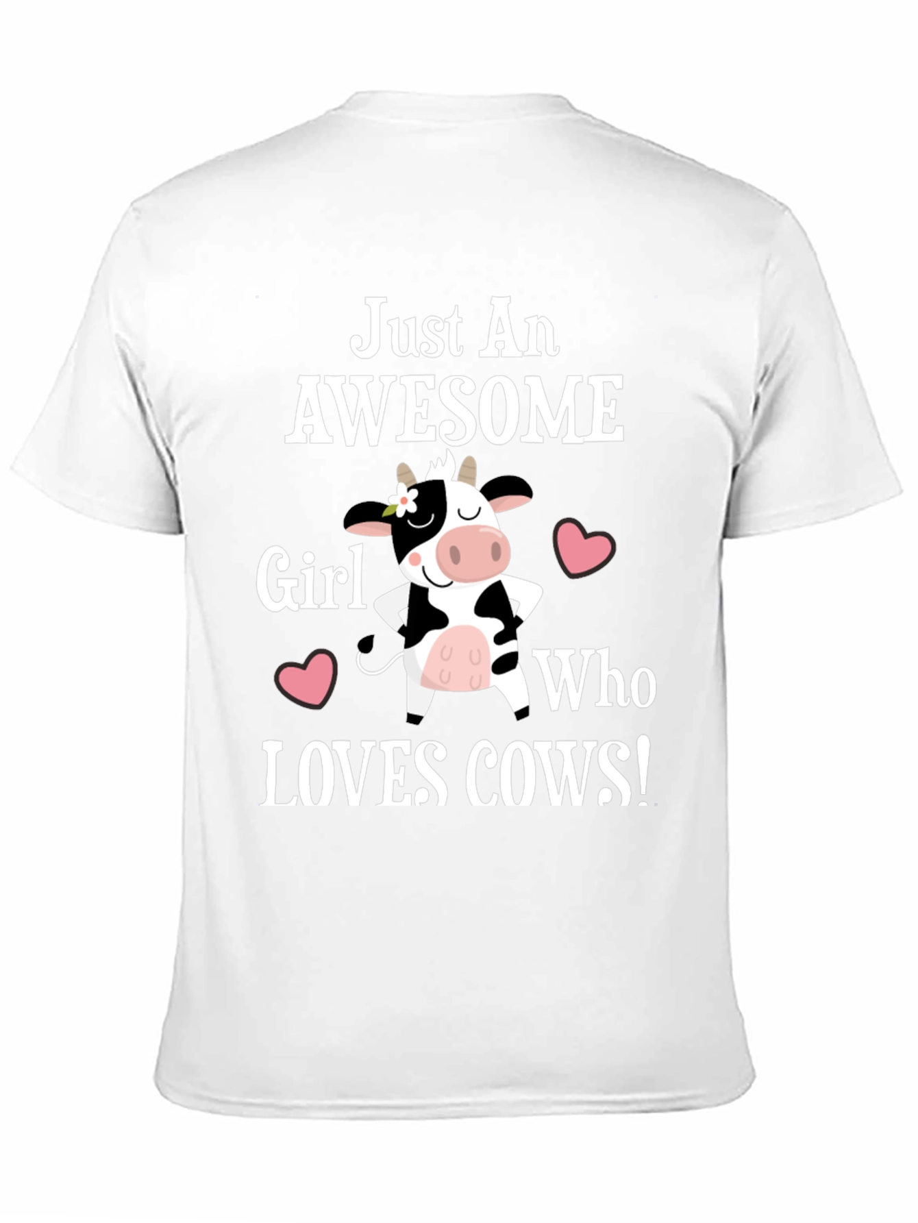 Awesome Cow Lover T-Shirt - Girls Tee