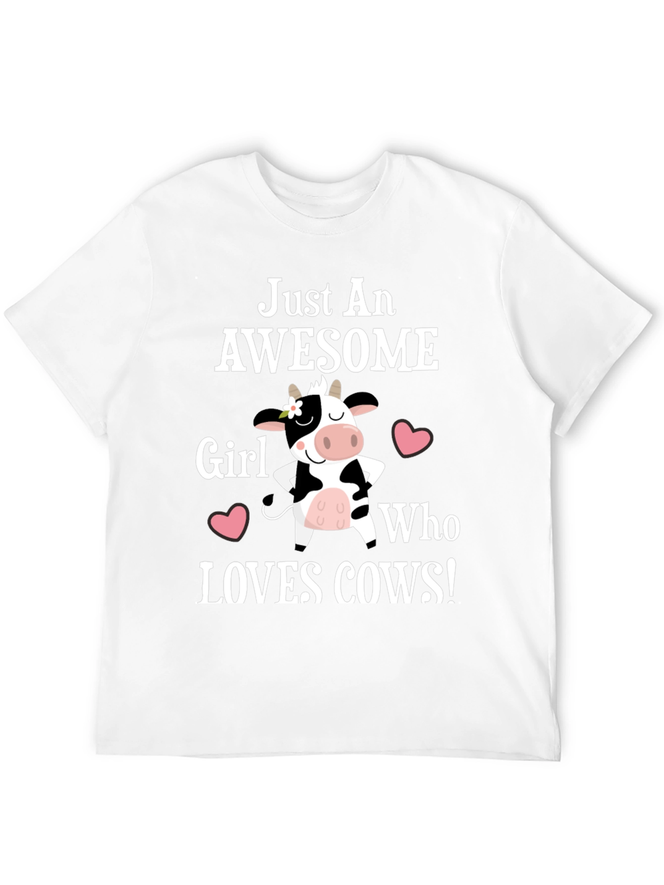 Awesome Cow Lover T-Shirt - Girls Tee