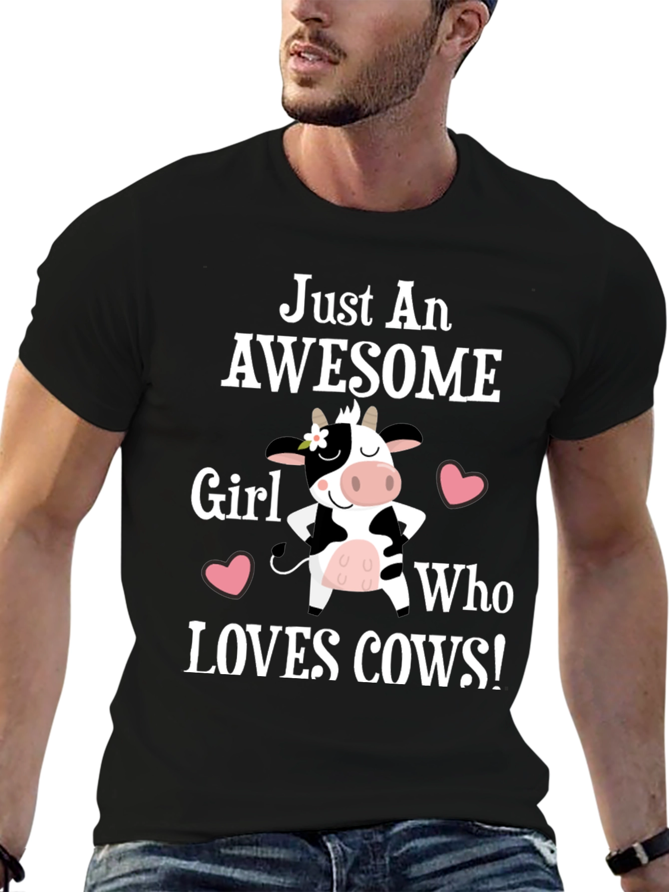 Awesome Cow Lover T-Shirt - Girls Tee