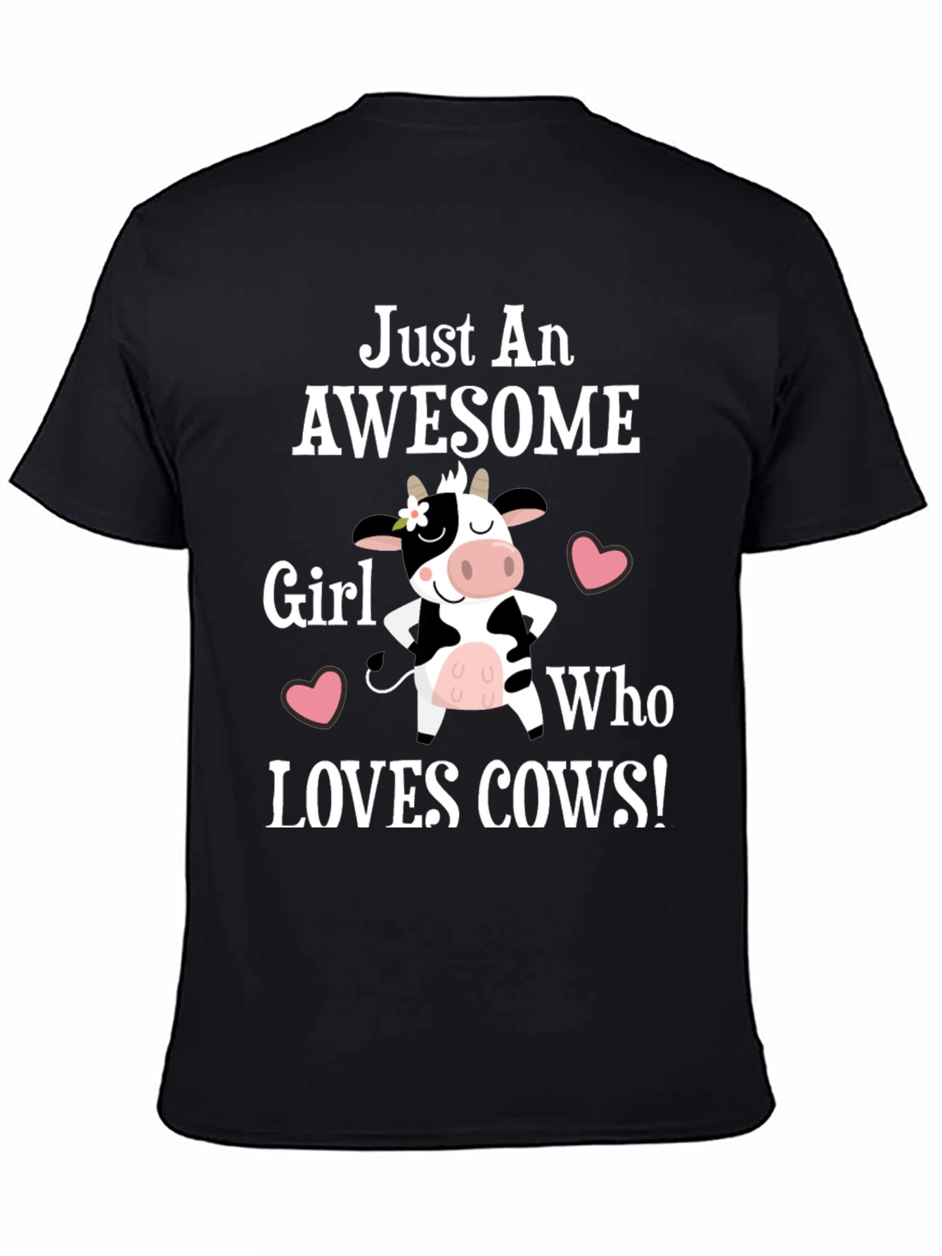 Awesome Cow Lover T-Shirt - Girls Tee
